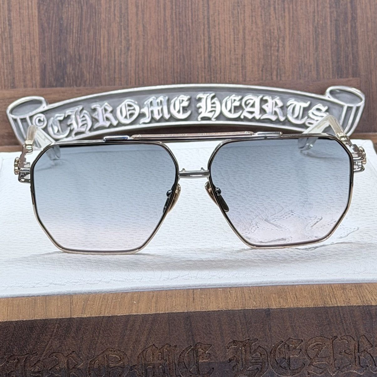 Chrome Hearts 💎JEWEL💎 Chrome Hearts Ripping 1/1 Sunglasses Size ONE SIZE - 7 Thumbnail