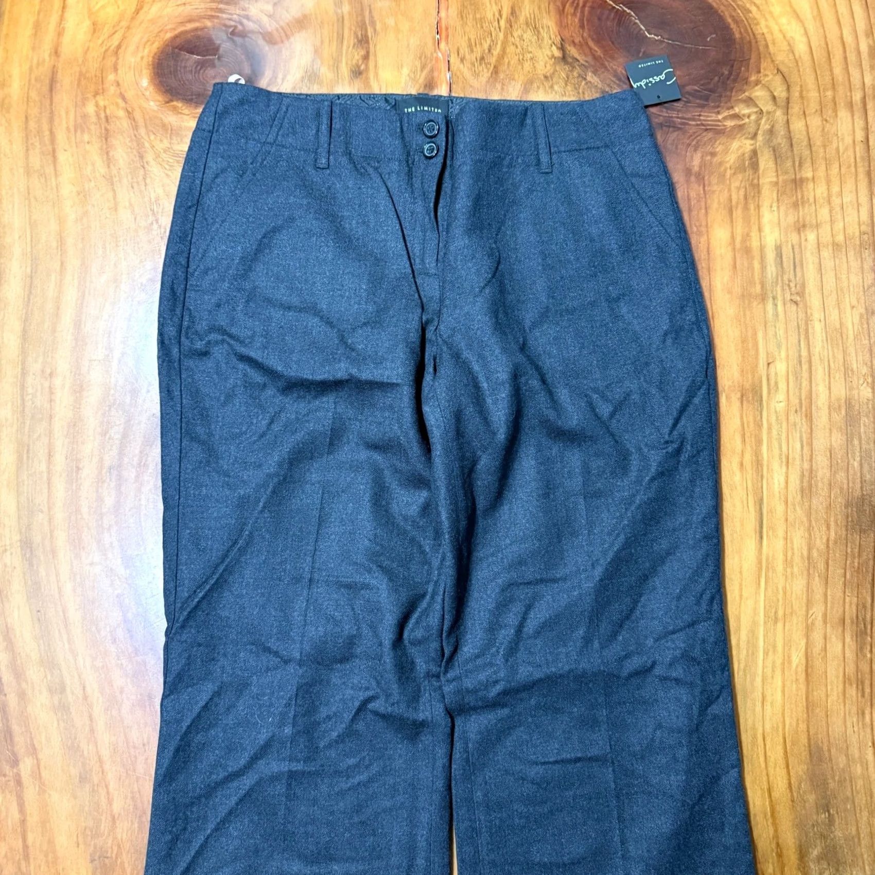 Vintage VINTAGE The Limited Pants Wide Leg Wool Dress Career USA Business NOS W4-6 Size 28" / US 6 / IT 42 - 3 Thumbnail