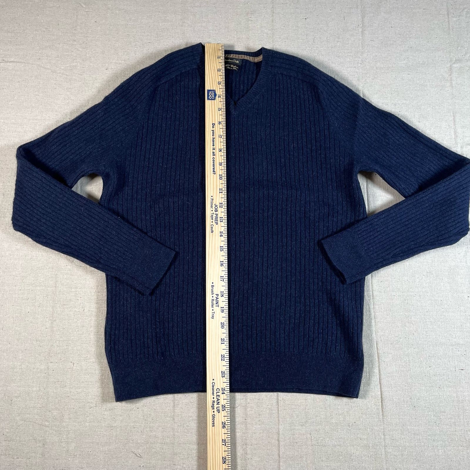 Massimo Dutti Massimo Dutti womens Large cashmere wool sweater Navy Blue Size L / US 10 / IT 46 - 5 Thumbnail