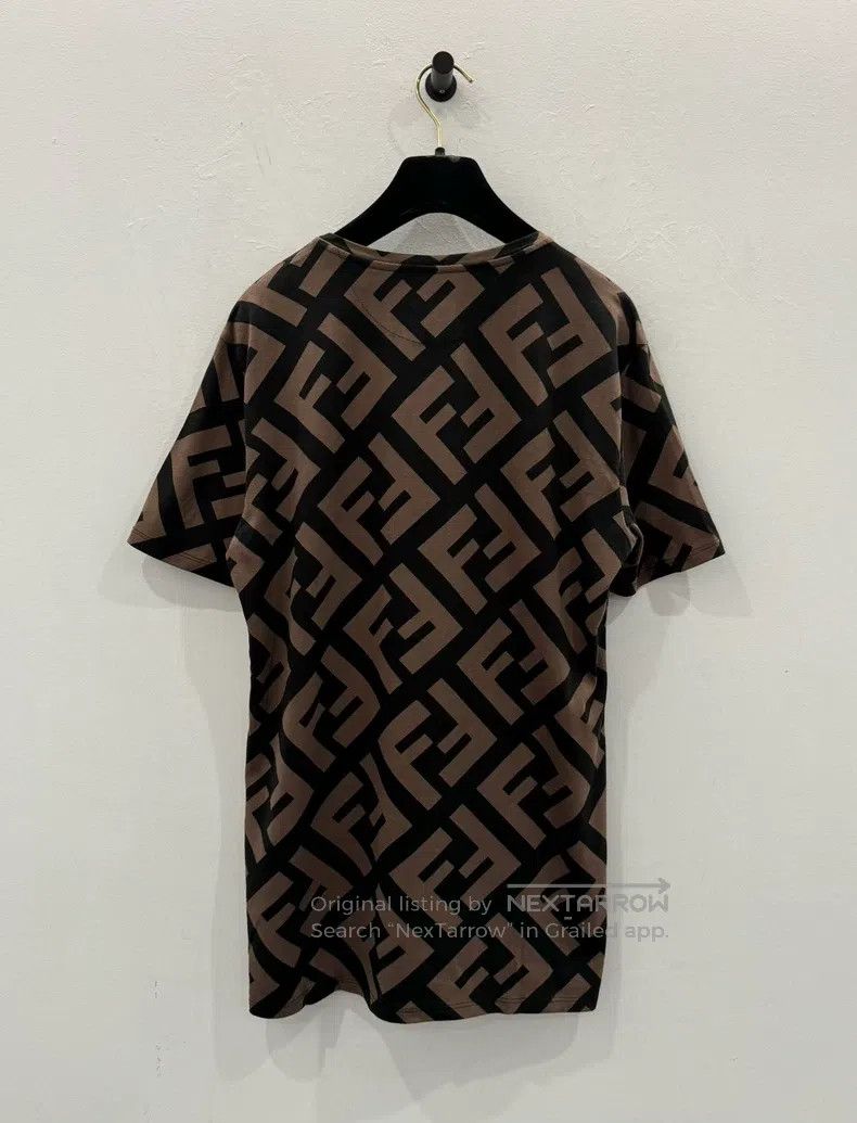 Fendi Fendi FF Full Logo Women's Short-Sleeve Tee Size M / US 6-8 / IT 42-44 - 2 Thumbnail