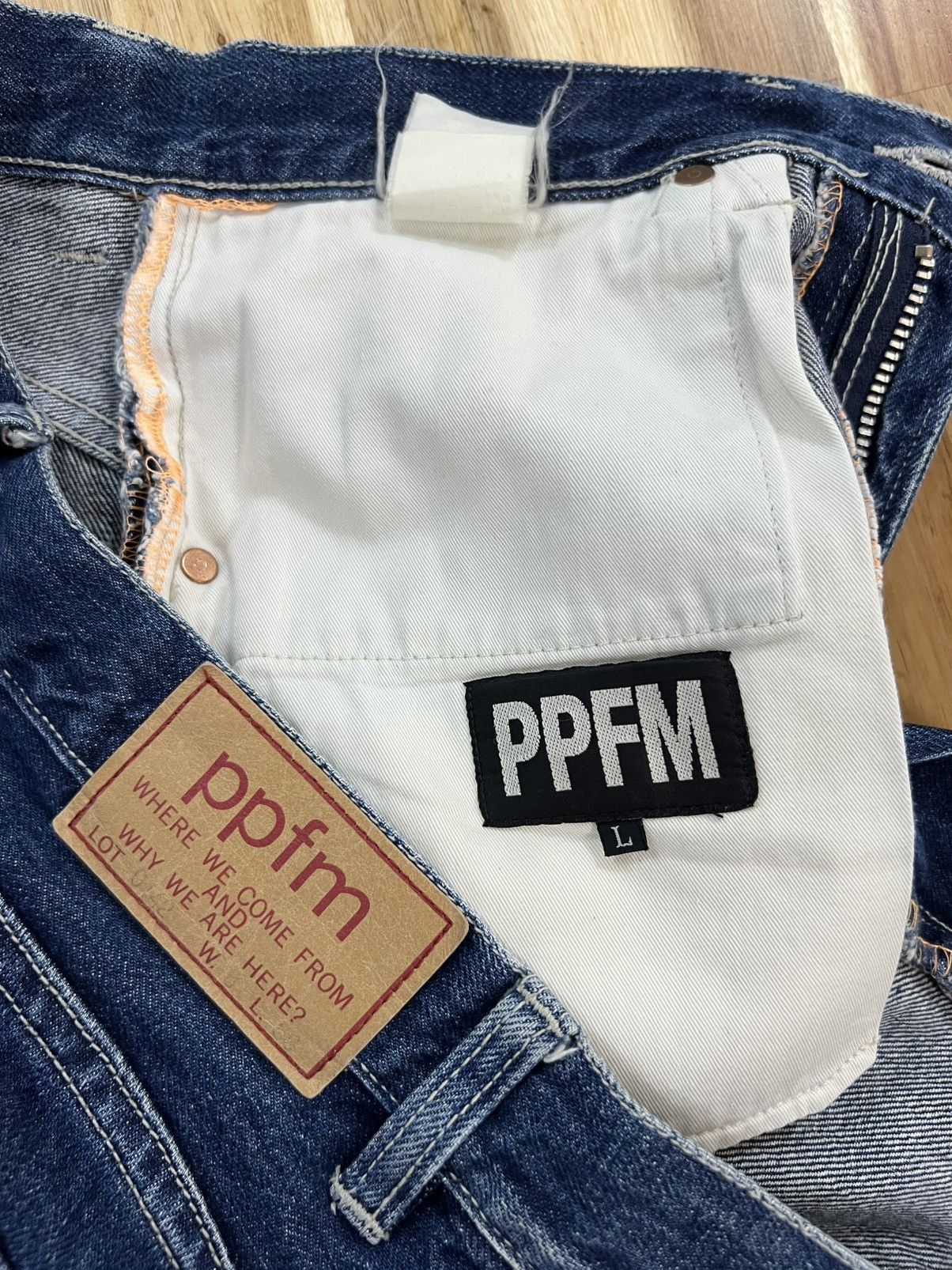 PPFM Vintage PPFM Japanese Denim Jeans Size US 31 - 11 Thumbnail