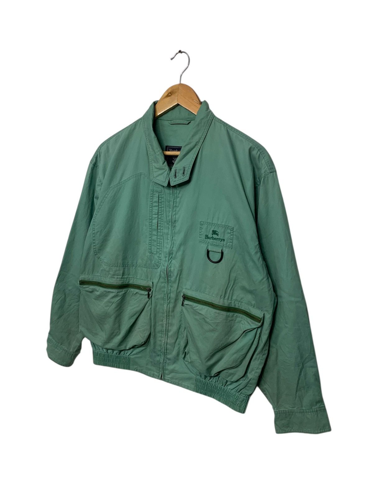Burberry Vintage 90's Burberry's Small Logo Zipper Down Jacket Size US L / EU 52-54 / 3 - 2 Thumbnail