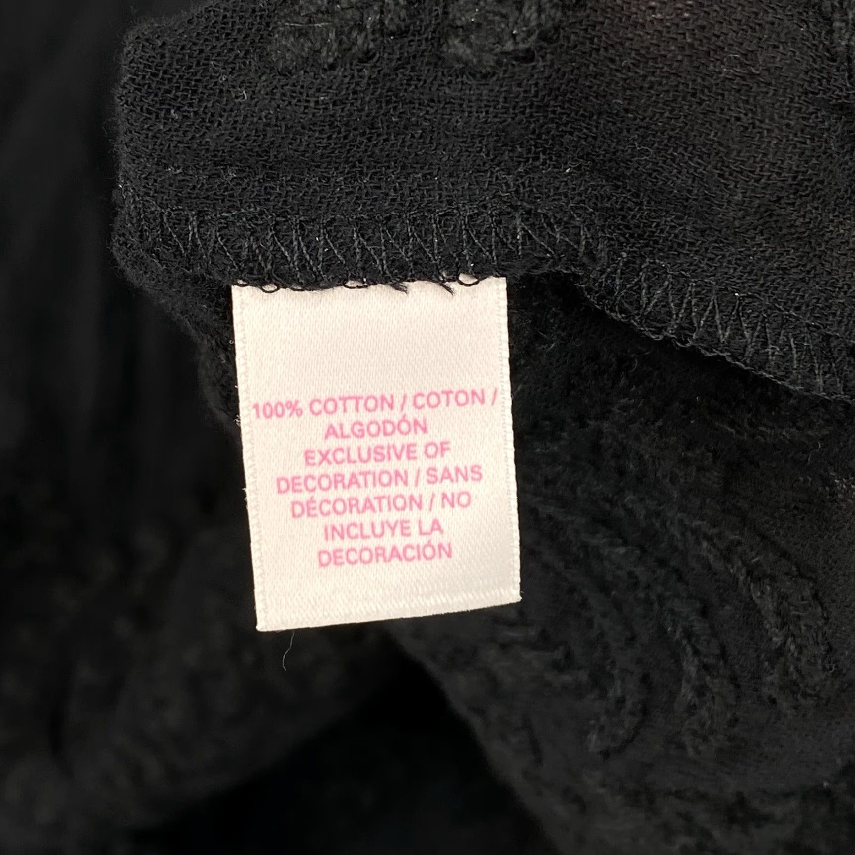 Victoria's Secret VINTAGE Victoria's Secret Top Womens XS Gauzy Cotton Black Embroidered Fringe Boxy Boho Size XS / US 0-2 / IT 36-38 - 6 Thumbnail