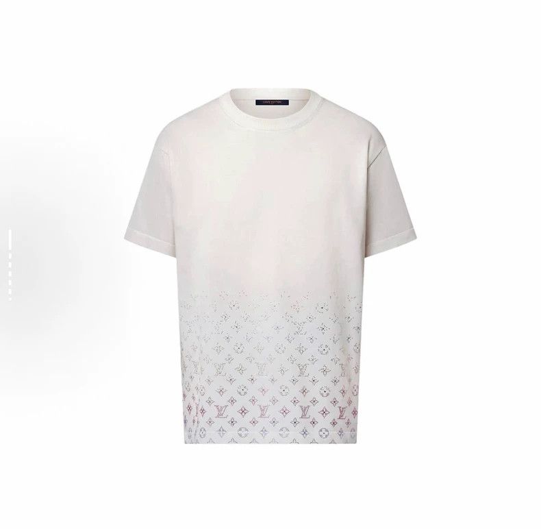 Louis Vuitton Louis Vuitton Rhinestone Gradient Knit Short Sleeve Size US M / EU 48-50 / 2 - 1 Thumbnail