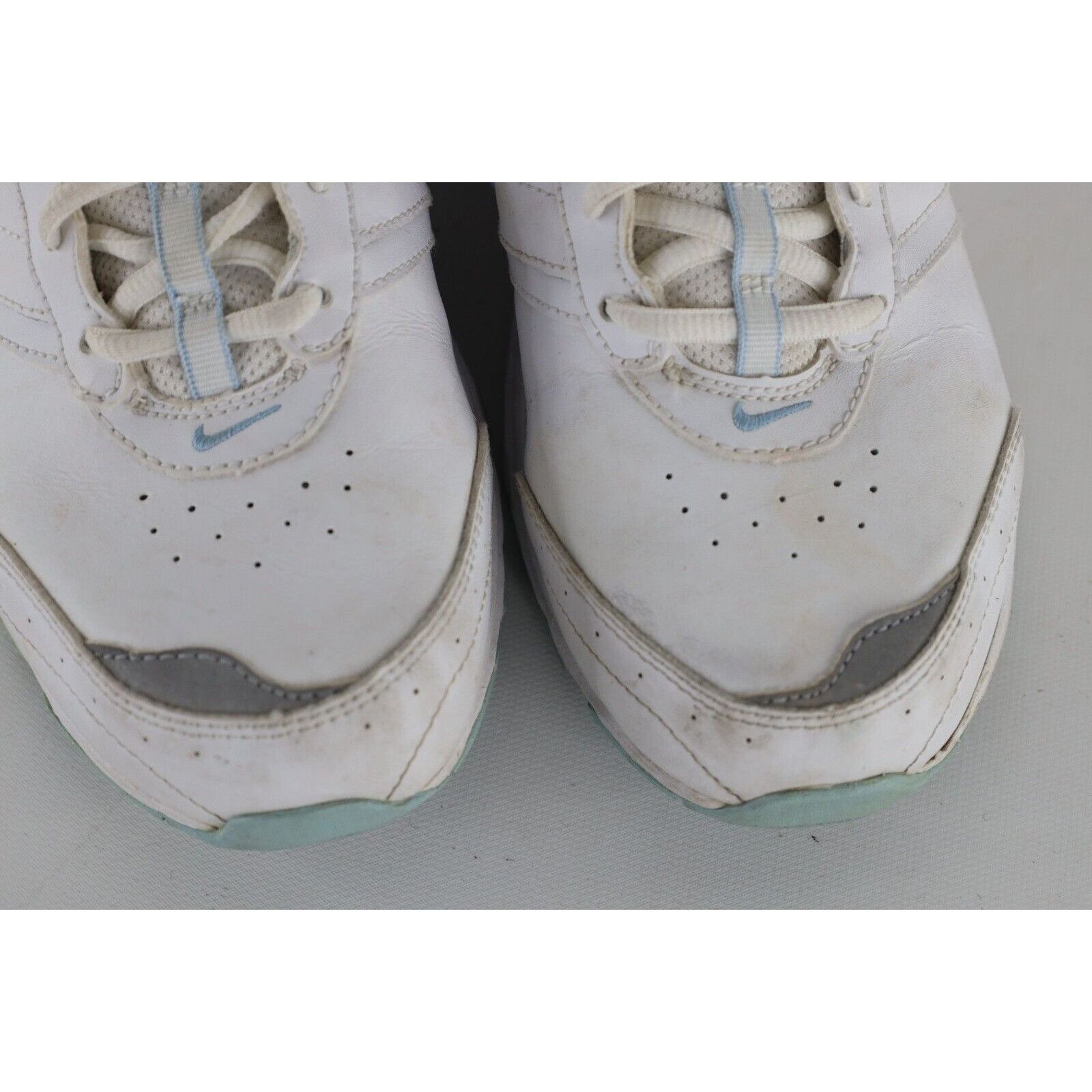 Nike × Vintage Vintage Y2K Nike Distressed Leather Spell Out Shoes Size US 8 / IT 38 - 3 Thumbnail