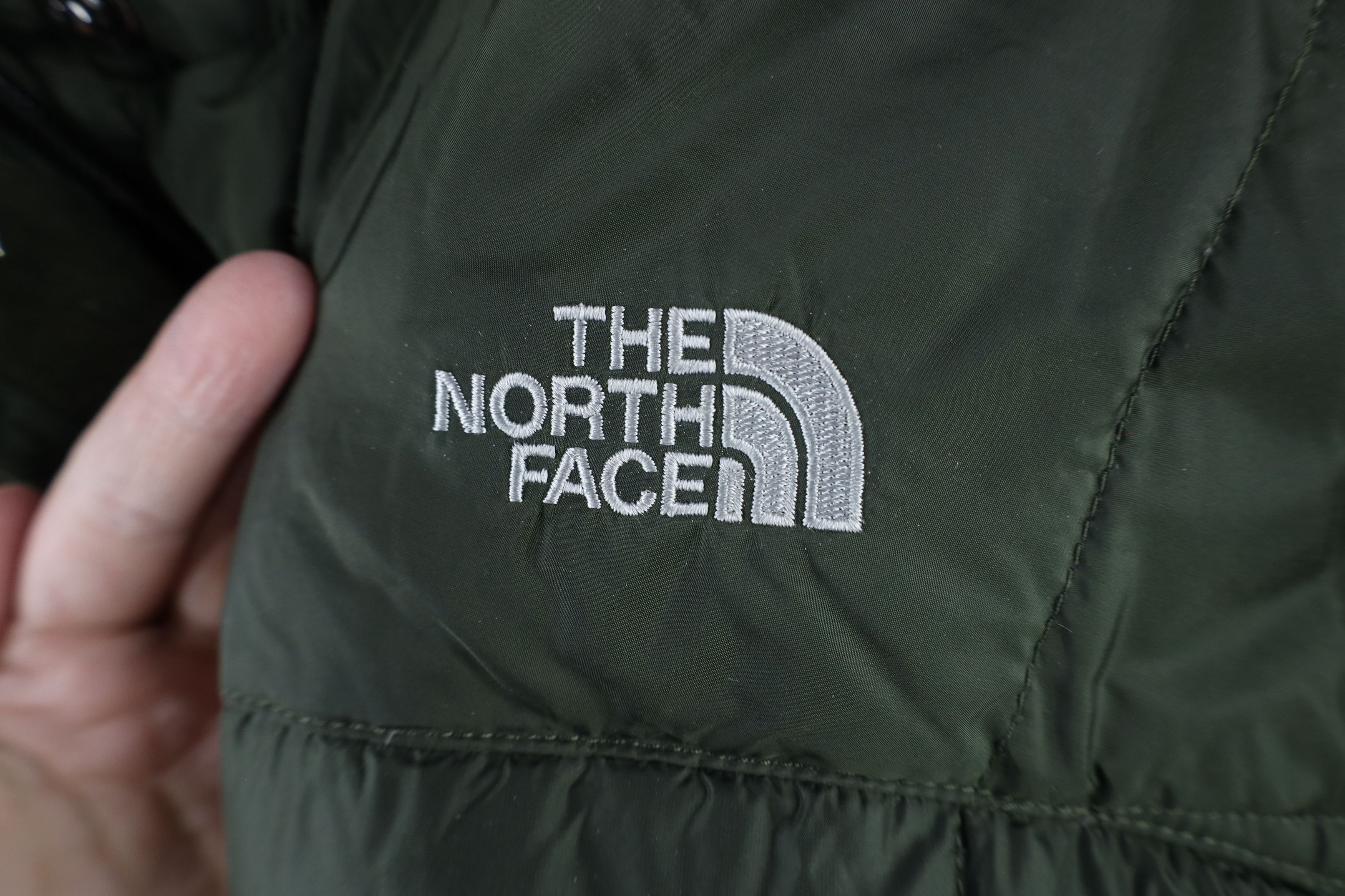 The North Face × Vintage The North Face Duck Down Hooded Puffer Parka Jacket Green Size XL / US 12-14 / IT 48-50 - 5 Thumbnail