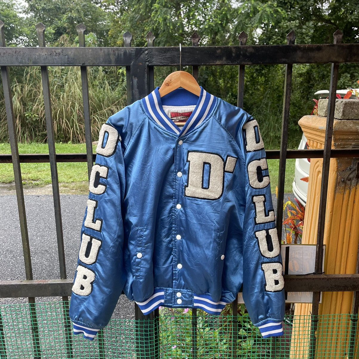 Japanese Brand × Vintage 🔥🔥🇯🇵Vintage D Lite Big Logo Snap Buttons Light Varsity Jacket Size US L / EU 52-54 / 3 - 2 Thumbnail