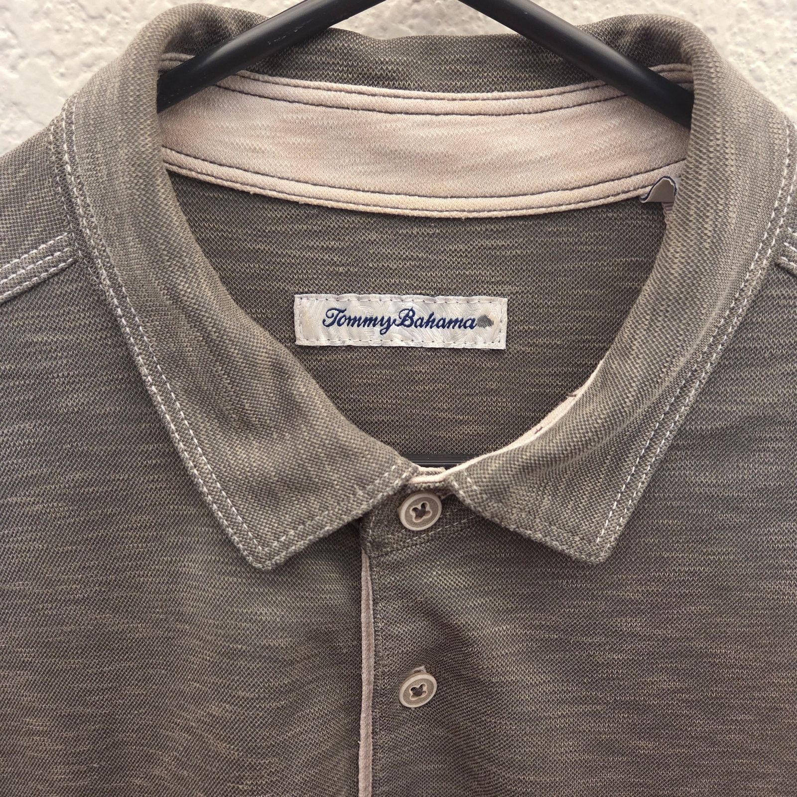 Tommy Bahama Tommy Bahama Grey Polo Shirt - Men's Large Size US L / EU 52-54 / 3 - 6 Thumbnail