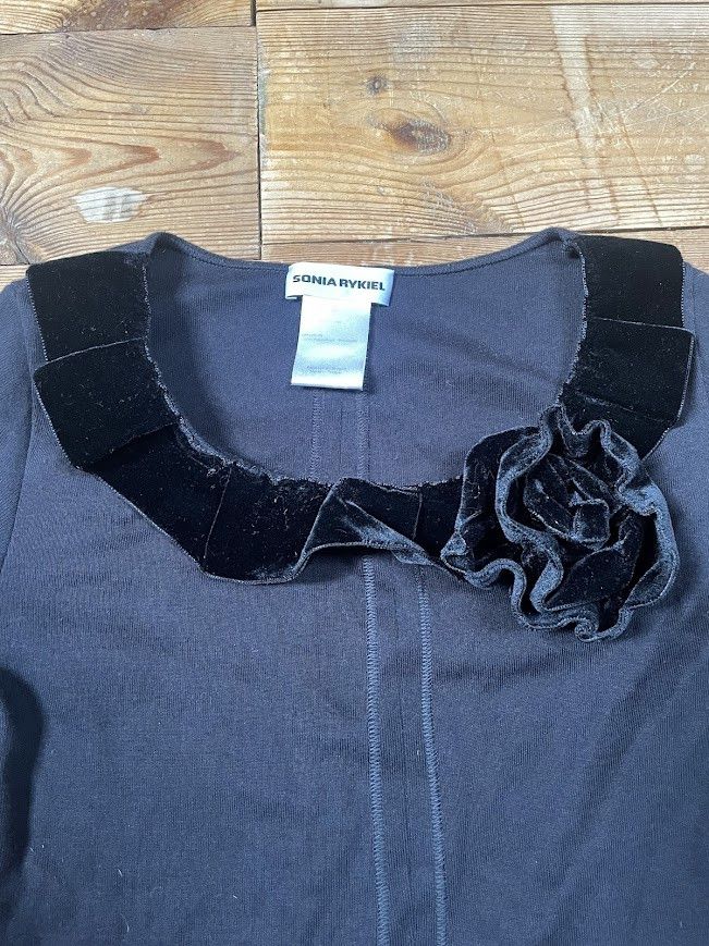 Sonia Rykiel Sonia Rykiel black formal casual midi dress Size S / US 4 / IT 40 - 6 Thumbnail