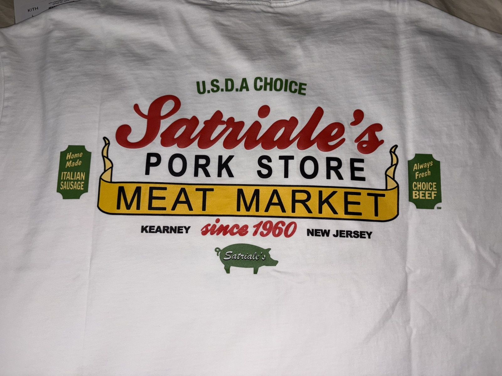 Kith Kith x The Sopranos Satriale’s Vintage Tee White Size US L / EU 52-54 / 3 - 2 Thumbnail