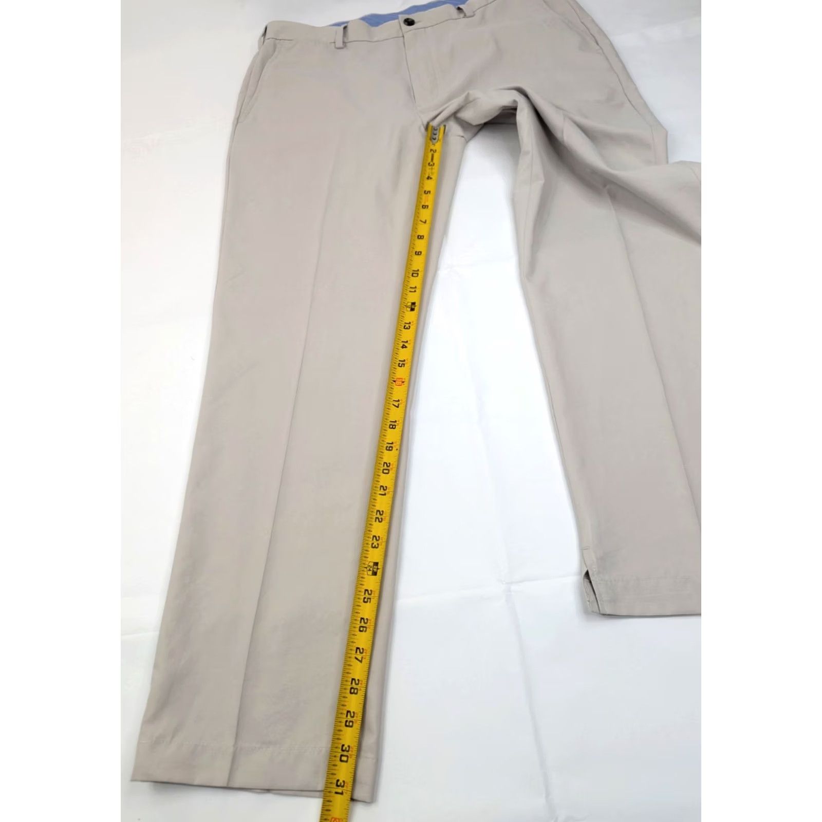 Brooks Brothers Brooks Brothers Clark Fit Chino Pants Men 38x31 Beige Cotton Spandex Flat Front Regular Straight - Classic/Business Casual 90s? Size US 38 / EU 54 - 5 Thumbnail