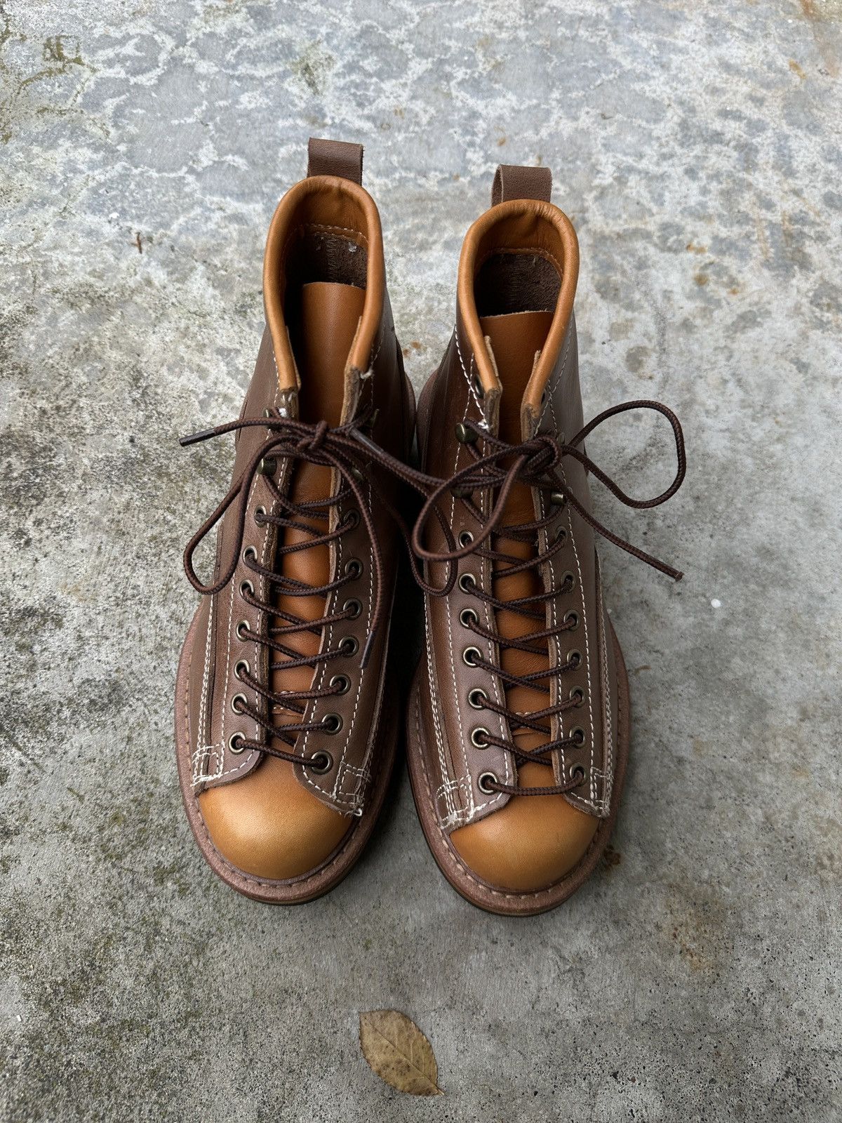 Vintage Monkey hiking welt construction leather redwing boot Size US 6.5 / EU 39-40 - 3 Thumbnail