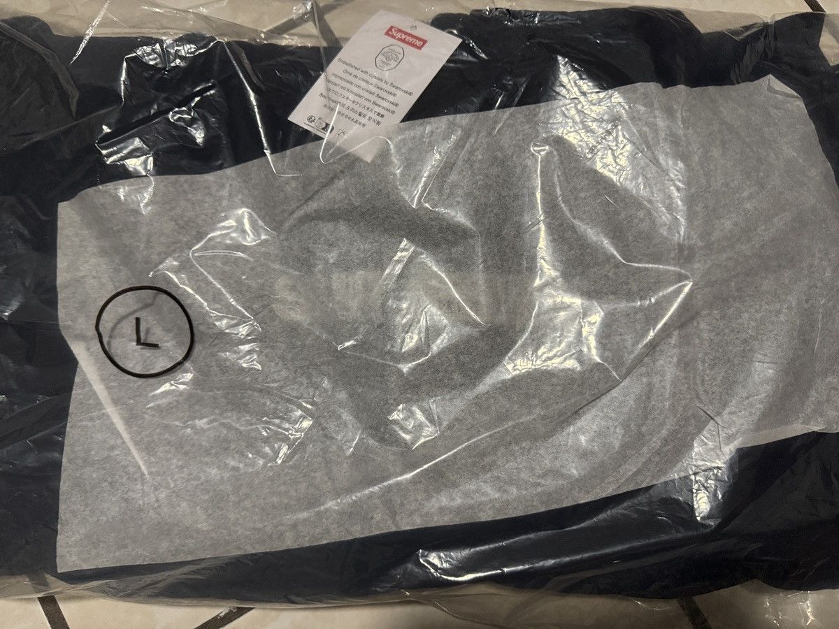 Supreme × Swarovski Navy Blue Supreme x Swarovski Hoodie Size US L / EU 52-54 / 3 - 3 Thumbnail