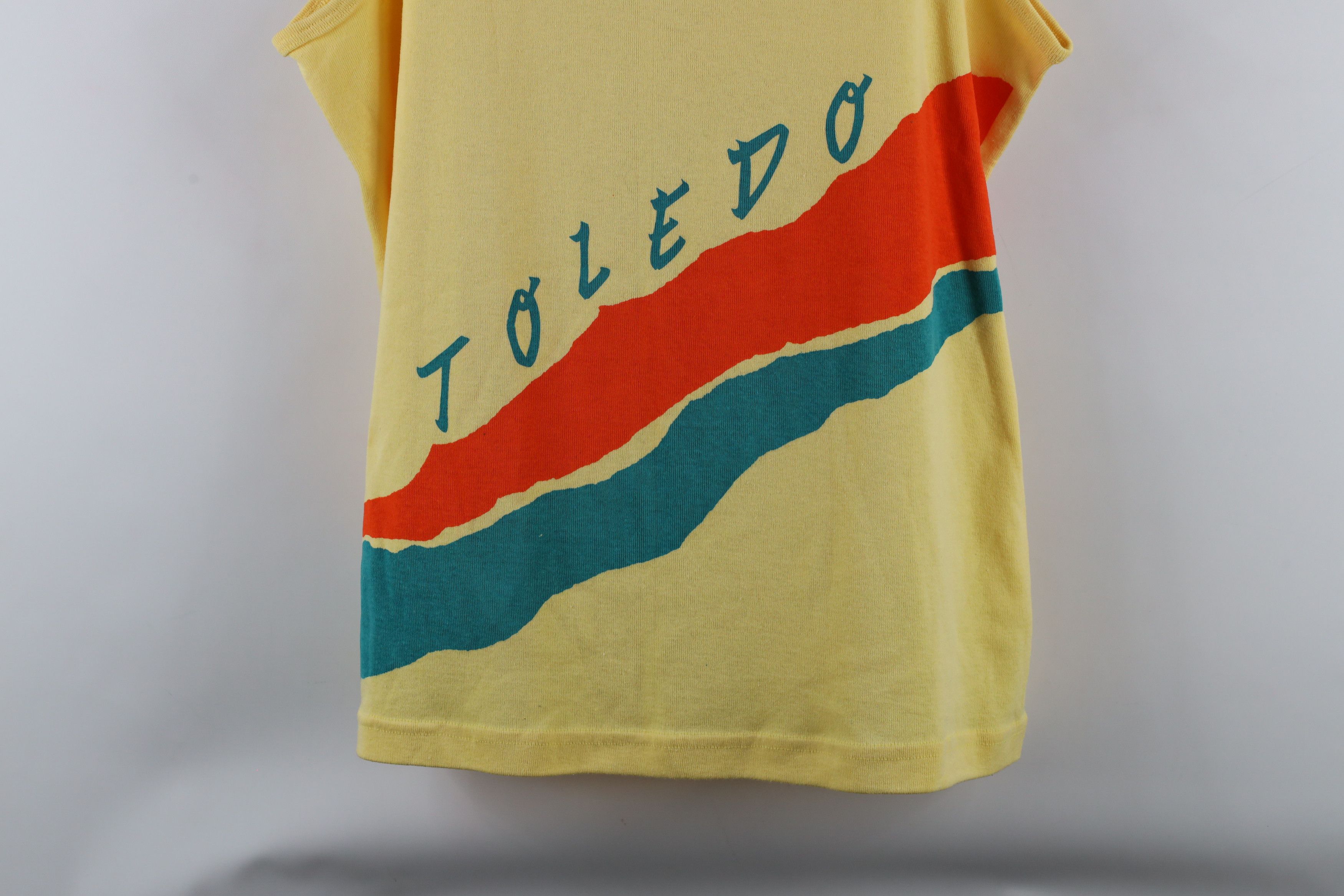 Champion × Vintage Vintage 80s Champion Toledo Ribbed Knit Tank Top T-Shirt USA Size XL / US 12-14 / IT 48-50 - 3 Thumbnail