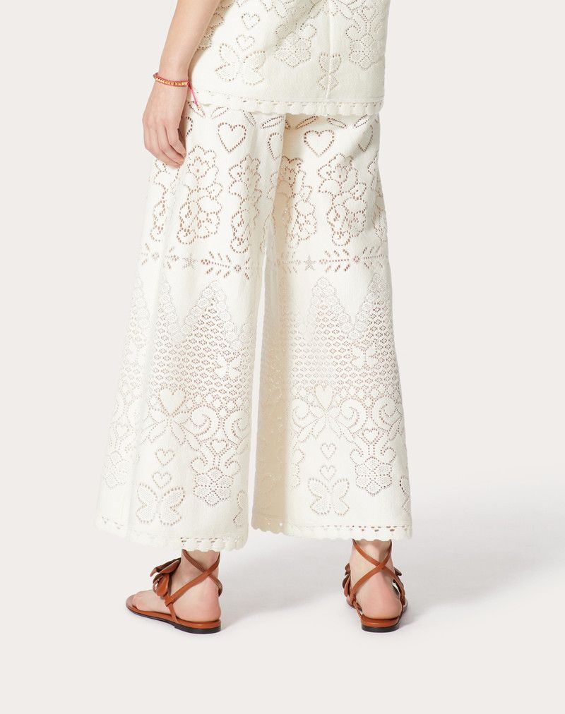 Valentino o1y0326 Sweatpant in White Size 30" / US 8 / IT 44 - 3 Thumbnail