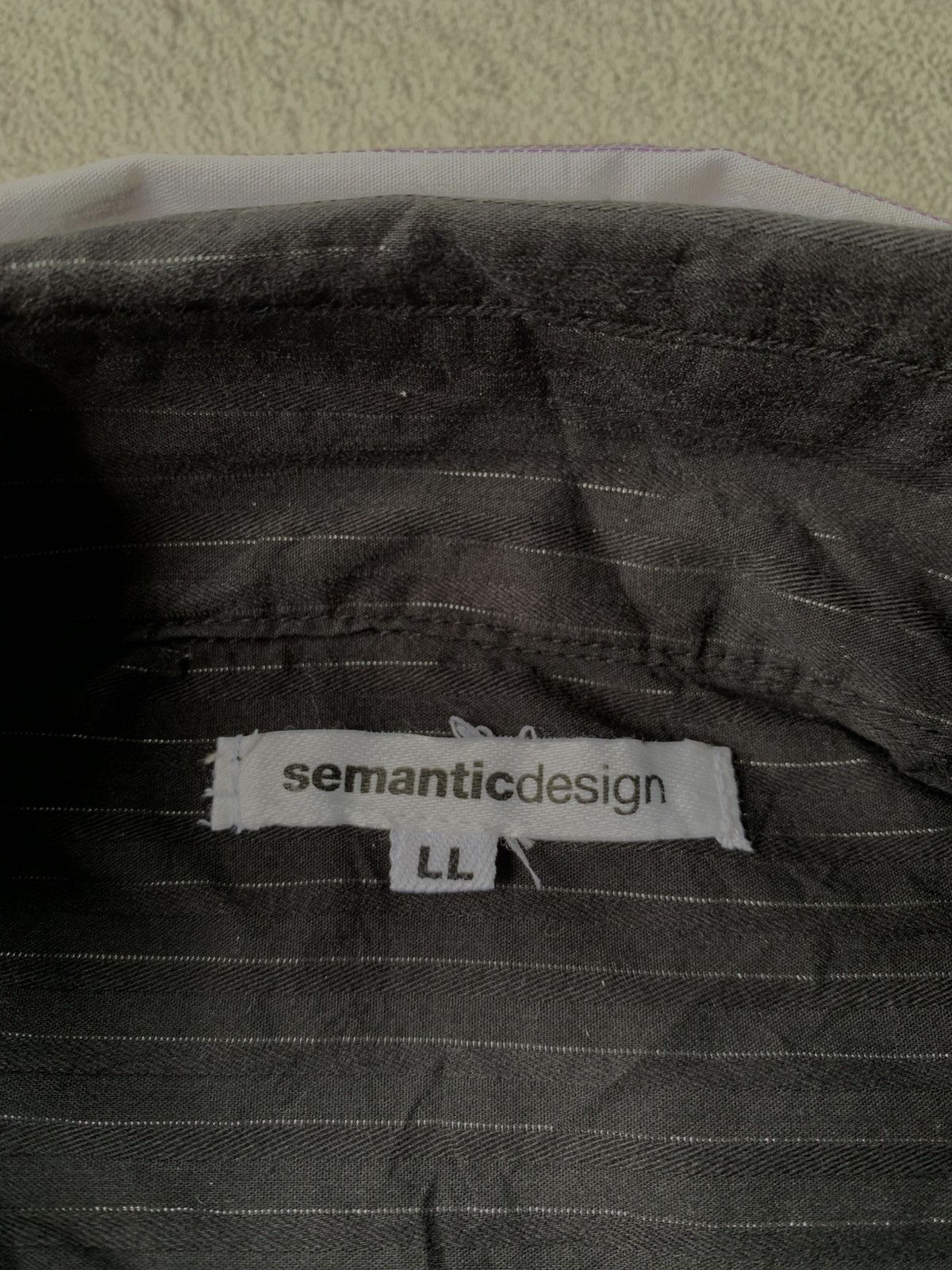 semanticdesign 2000s Semanticdesign Double Collar Button Shirt Size US L / EU 52-54 / 3 - 5 Thumbnail