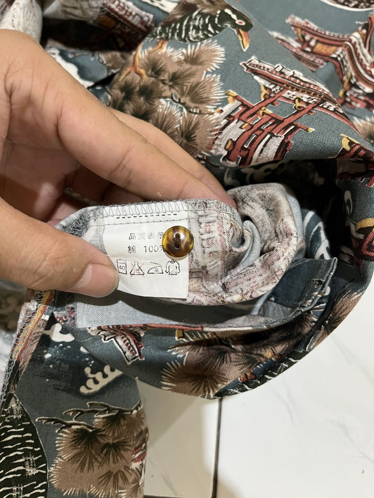 Japanese Brand 🔥 Sakugawaya All Of Print Design Shirt Size US XL / EU 56 / 4 - 8 Thumbnail