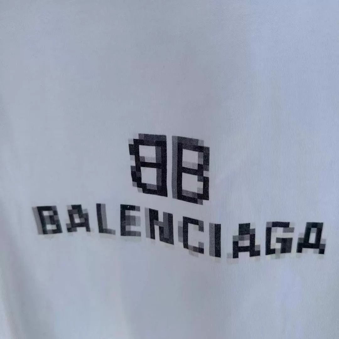 Balenciaga Balenciaga Mosaic Double B Short T-Shirt OS/XS NewWT Size XS / US 0-2 / IT 36-38 - 3 Thumbnail