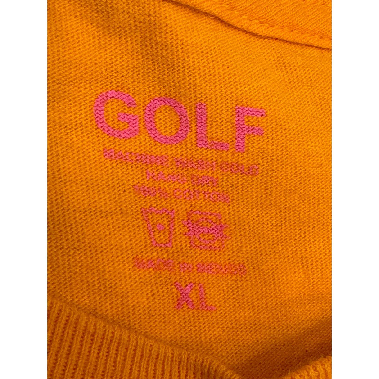 Golf Wang GOLF 3D logo orange XL GOLFWANG Tyler the creator shirt Size US XL / EU 56 / 4 - 3 Thumbnail
