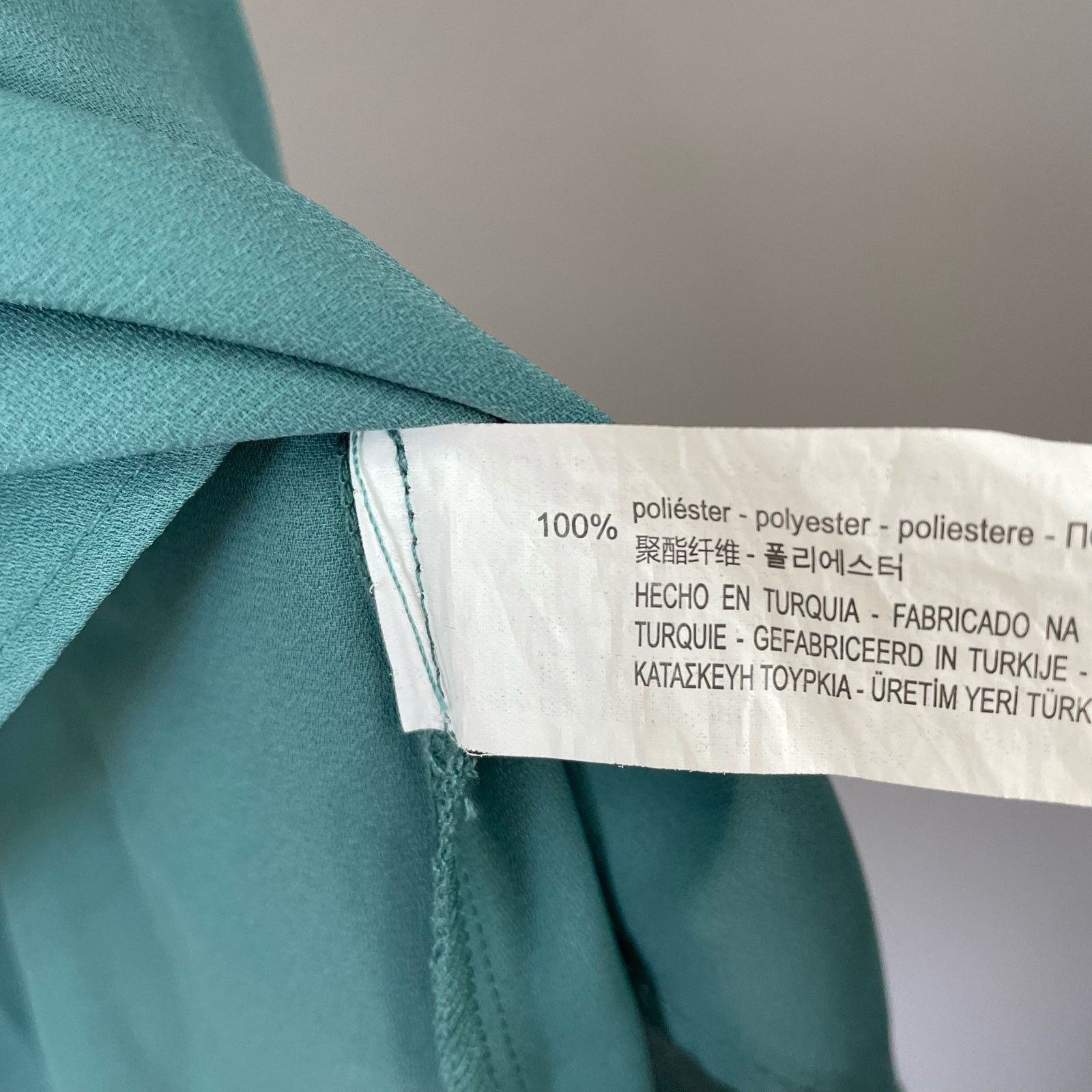 Zara Zara Basic Blue Blouse M Sleeveless Ruffle Keyhole Career Size M / US 6-8 / IT 42-44 - 5 Thumbnail