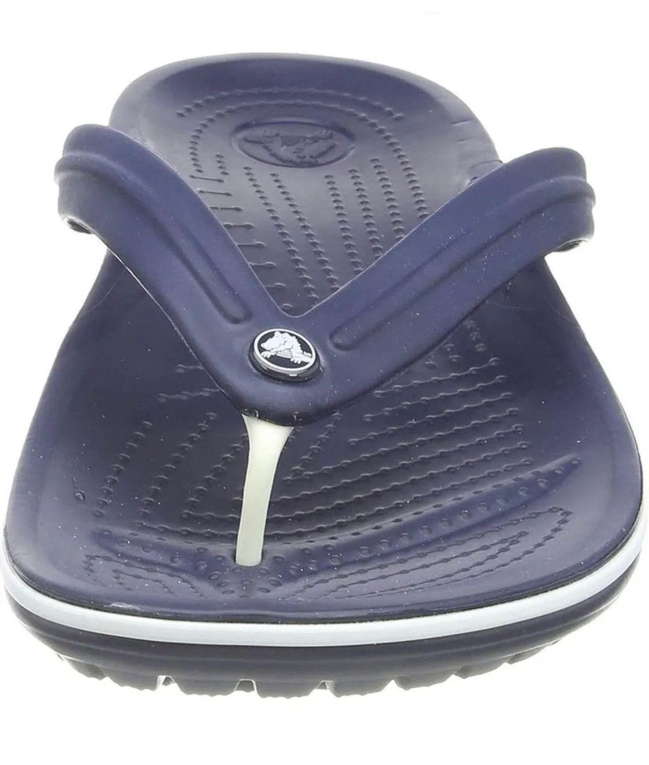 Crocs NWT Crocs Unisex Crocband Flip Flops, Bleu Marine Navy, 12 Size US 12 / EU 45 - 5 Thumbnail