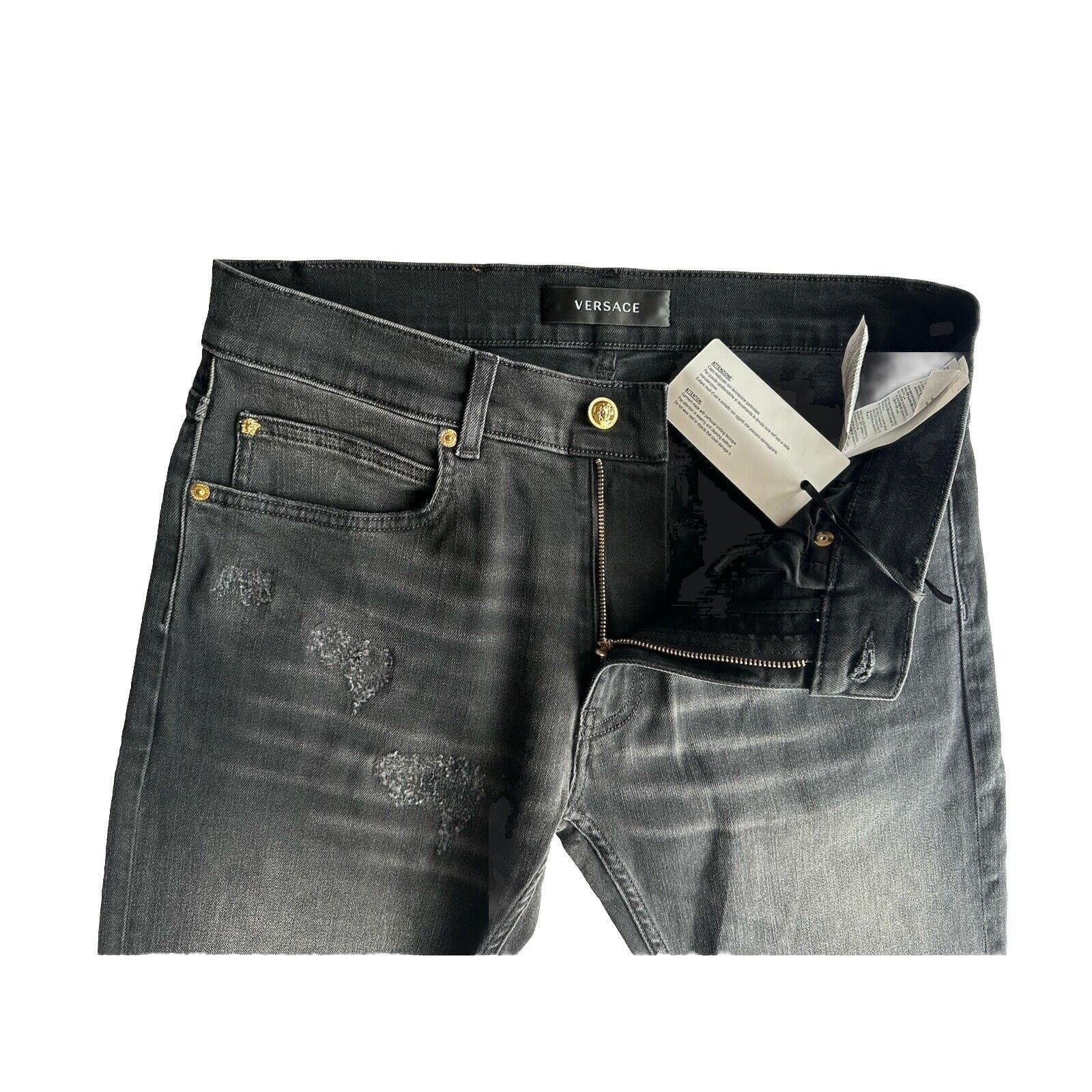 Versace Versace Men’s Denim Stretch Black Jeans Size 33 US 1011835 Size US 33 - 5 Thumbnail