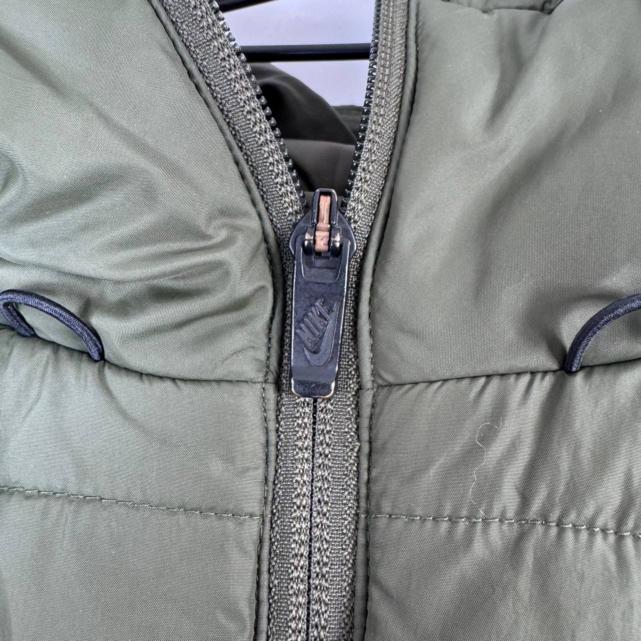 Nike Nike Women’s Hooded Jacket Olive Green Zip Up Puffer Size M Size M / US 6-8 / IT 42-44 - 6 Thumbnail
