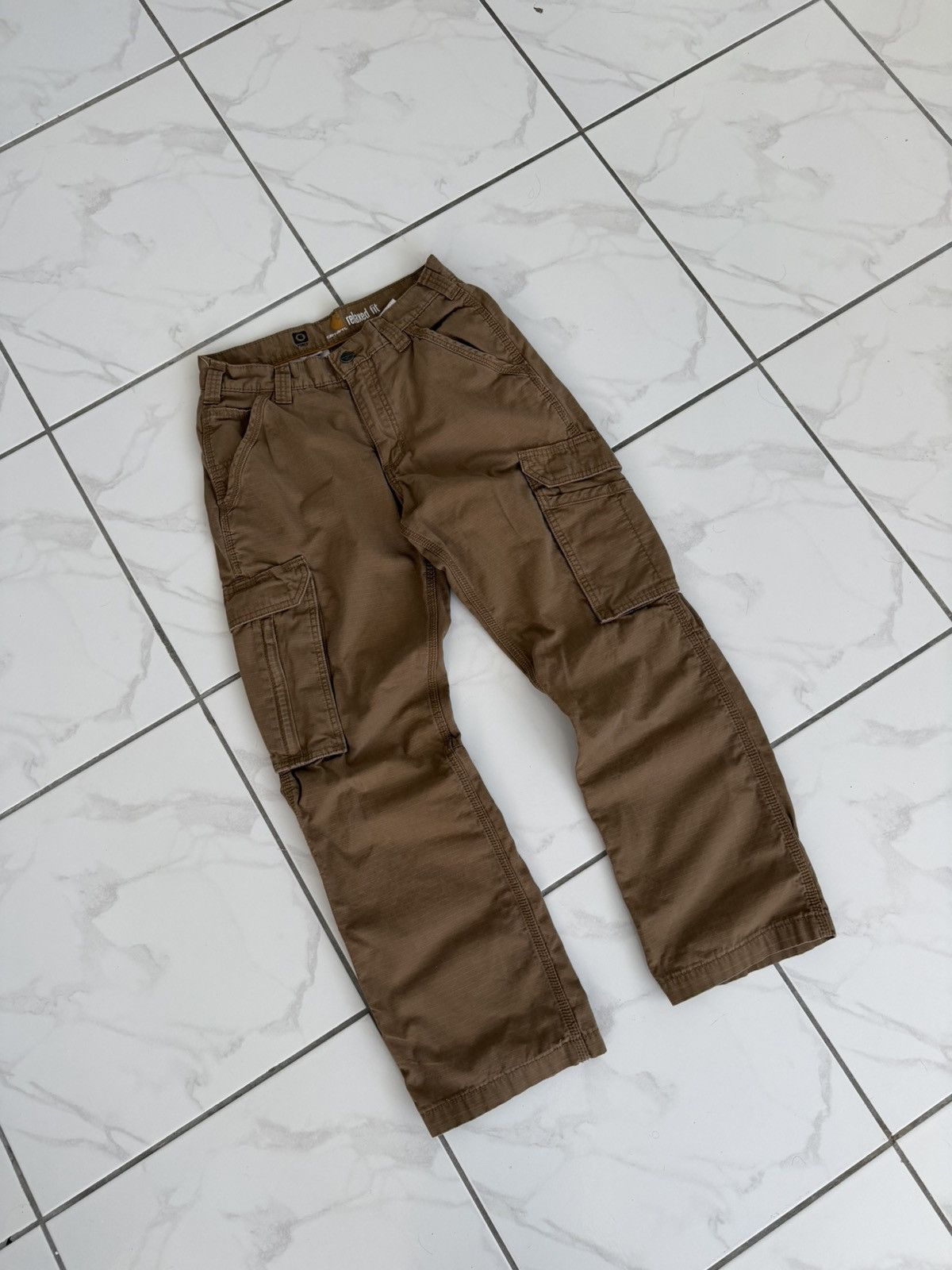 Carhartt Vintage Carhartt Cargo Pants in Brown Size US 28 / EU 44 - 2 Thumbnail