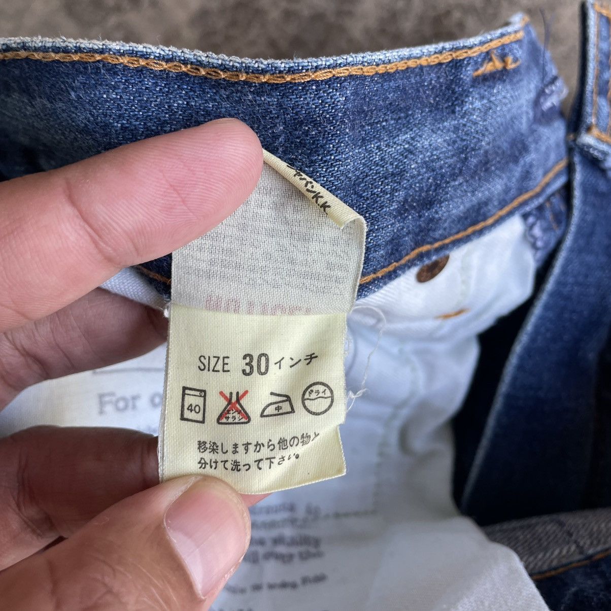 Levi's Vintage Clothing 🔥Vintage Levis 502XX Big E Stoned Washed Riped Denim Jeans Size US 30 / EU 46 - 16 Thumbnail