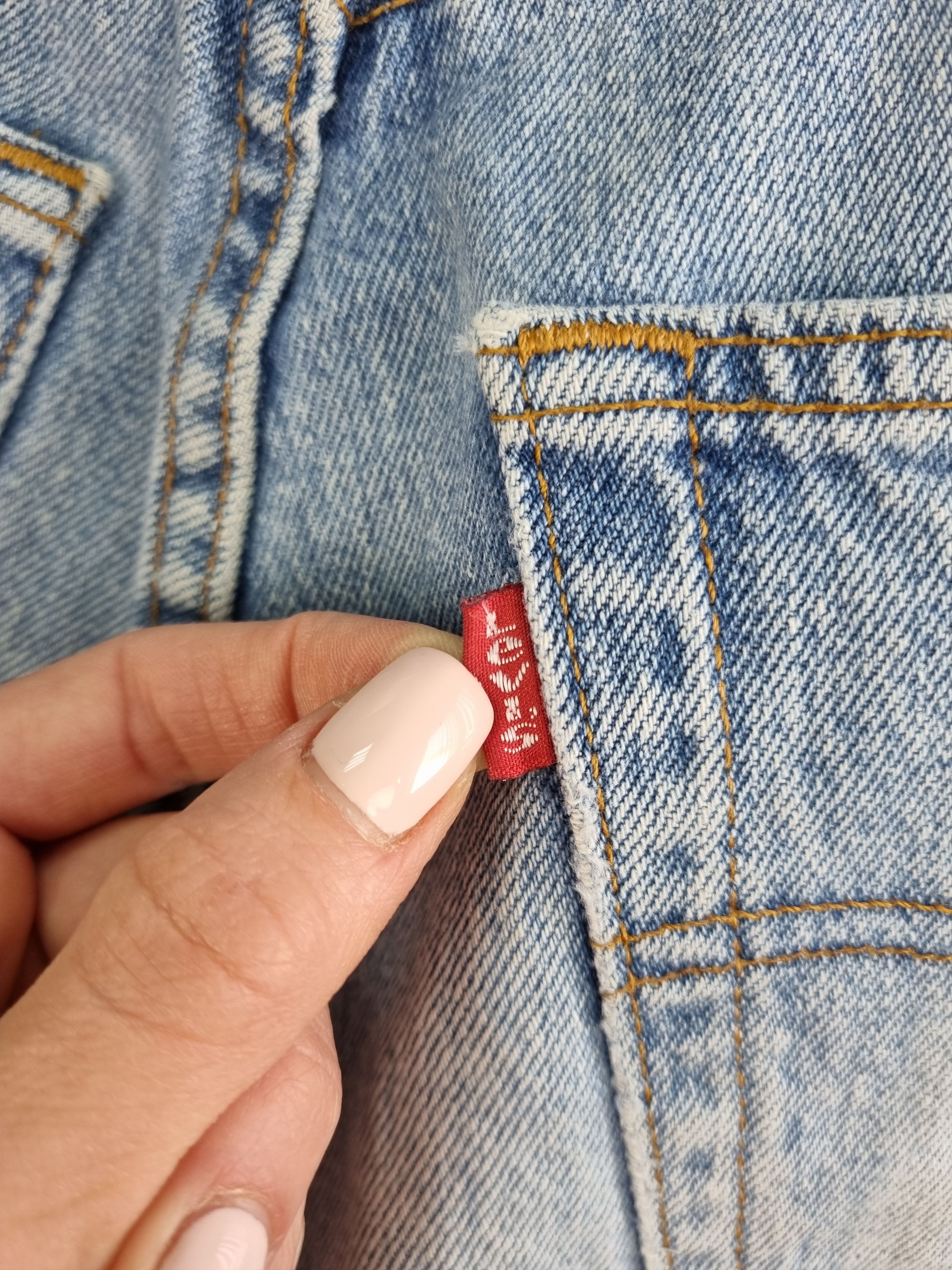 Levi's × Levi's Vintage Clothing × Vintage 95s Unique Blue Sky Faded in Time Levis 501 Beautiful Jeans Size US 31 - 16 Thumbnail