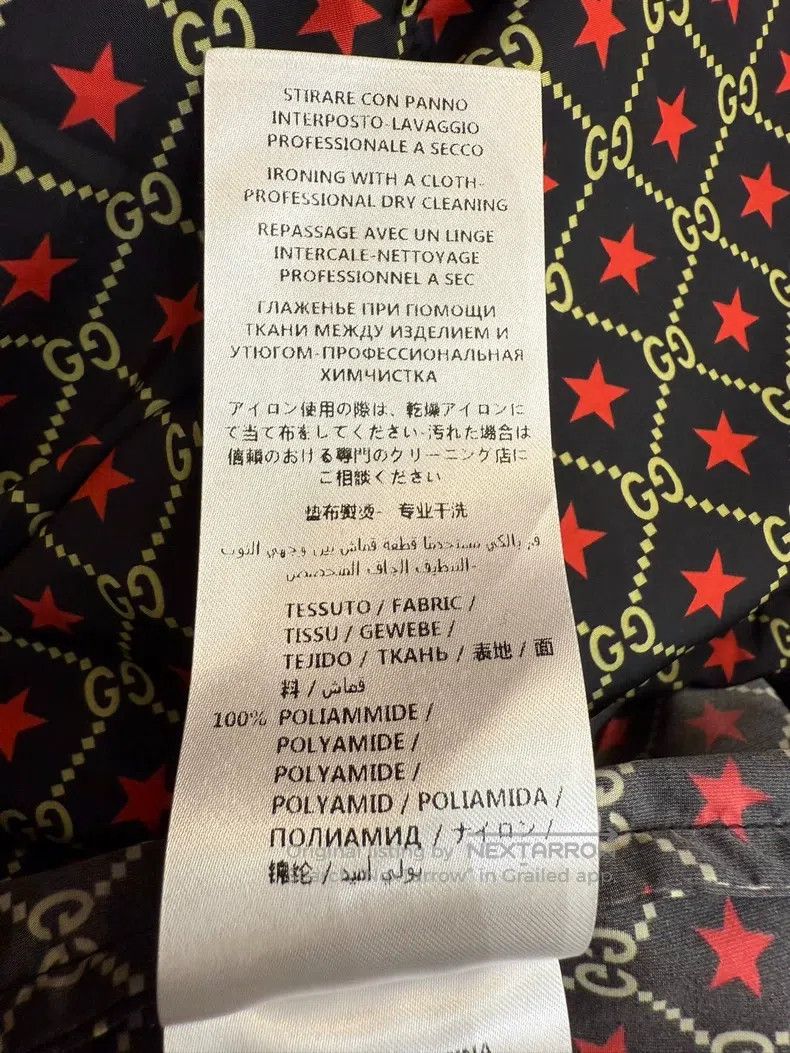 Gucci Gucci Star Double G Full Print Hooded Windbreaker jacket Size US S / EU 44-46 / 1 - 6 Thumbnail