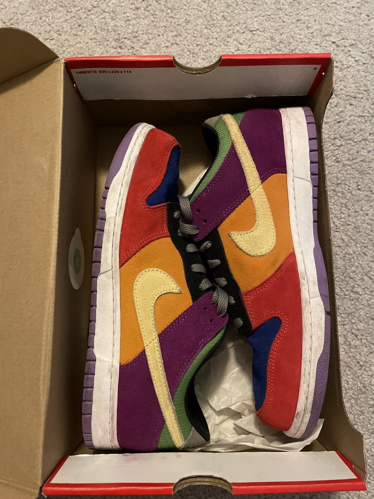 Nike Nike Dunk Low Viotech Size US 10.5 / EU 43-44 - 1 Thumbnail