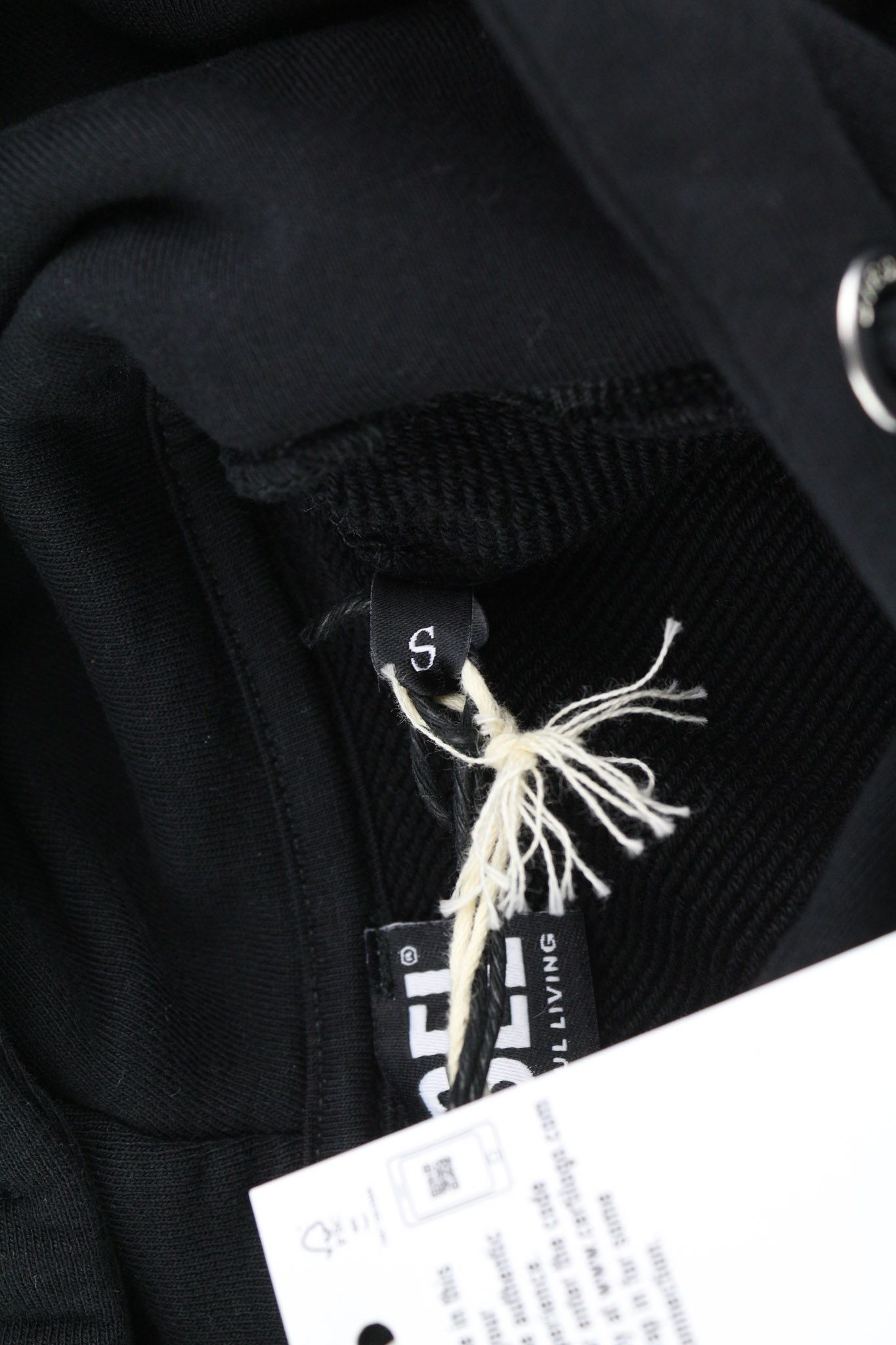 Diesel S-GIRK-HOOD-B4 S Black Oversized Hoodie 40116 Size US S / EU 44-46 / 1 - 7 Thumbnail