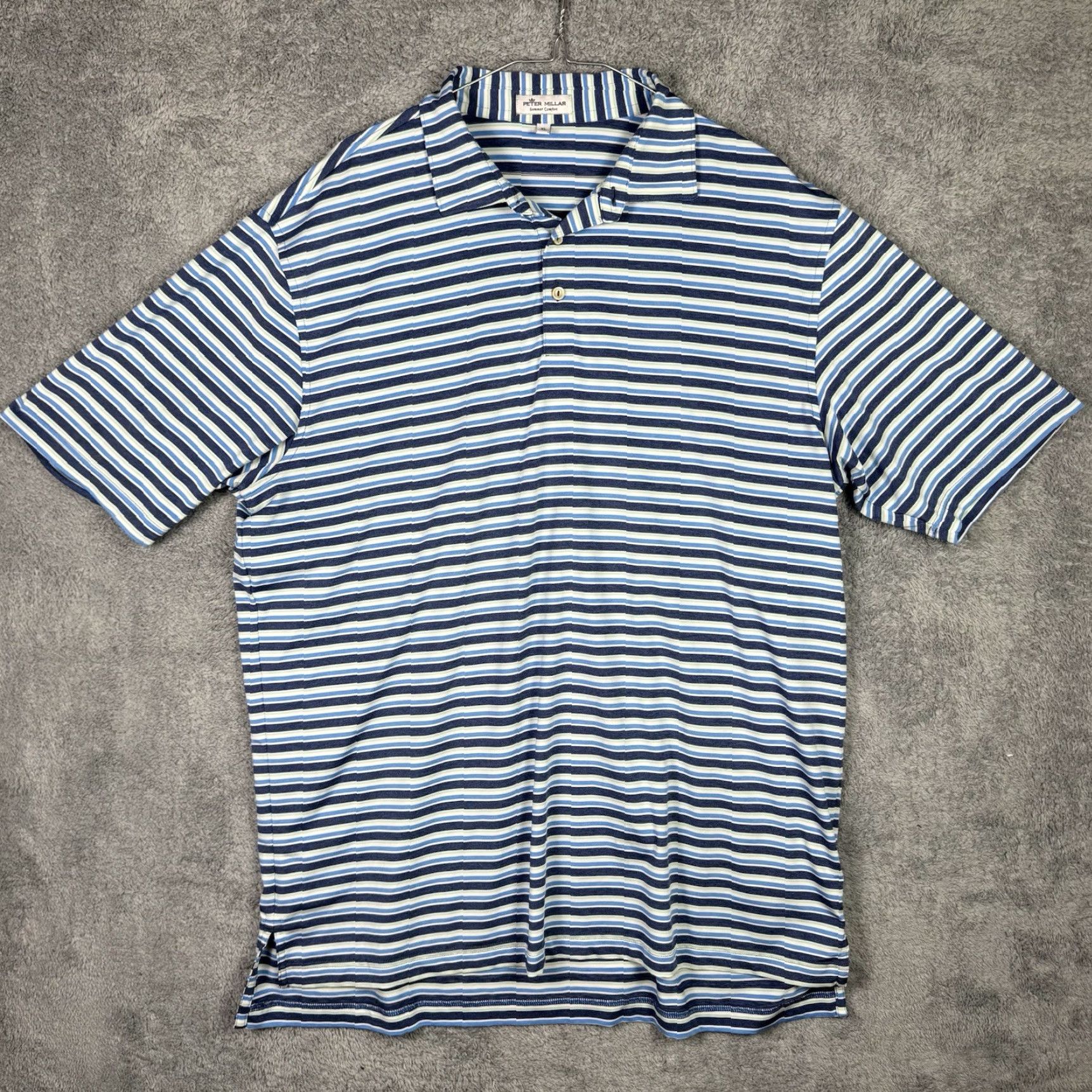 Peter Millar Peter Millar Summer Comfort Crown Sport Polo Mens XL Shirt Wicking Golf Stretch Size US XL / EU 56 / 4 - 3 Thumbnail