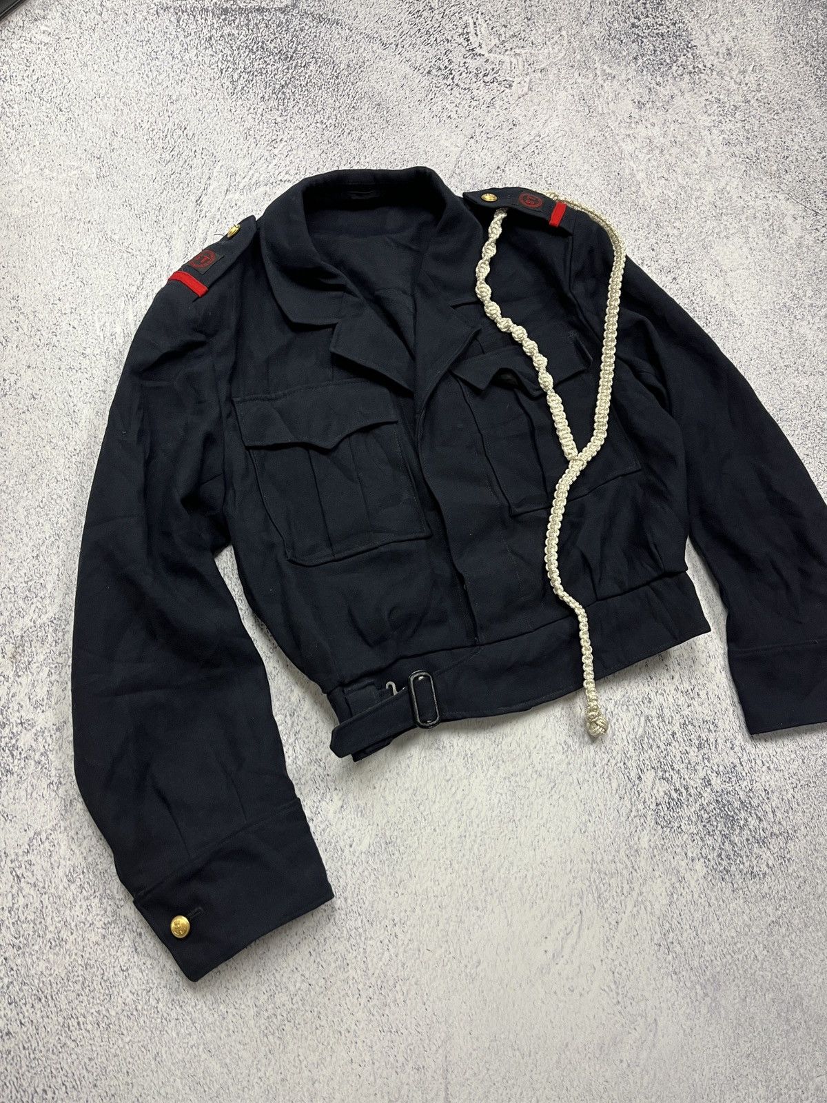 Vintage Vintage Military Navy Sea Scouts Naval Cadet Cropped Jacket Size US S / EU 44-46 / 1 - 4 Thumbnail
