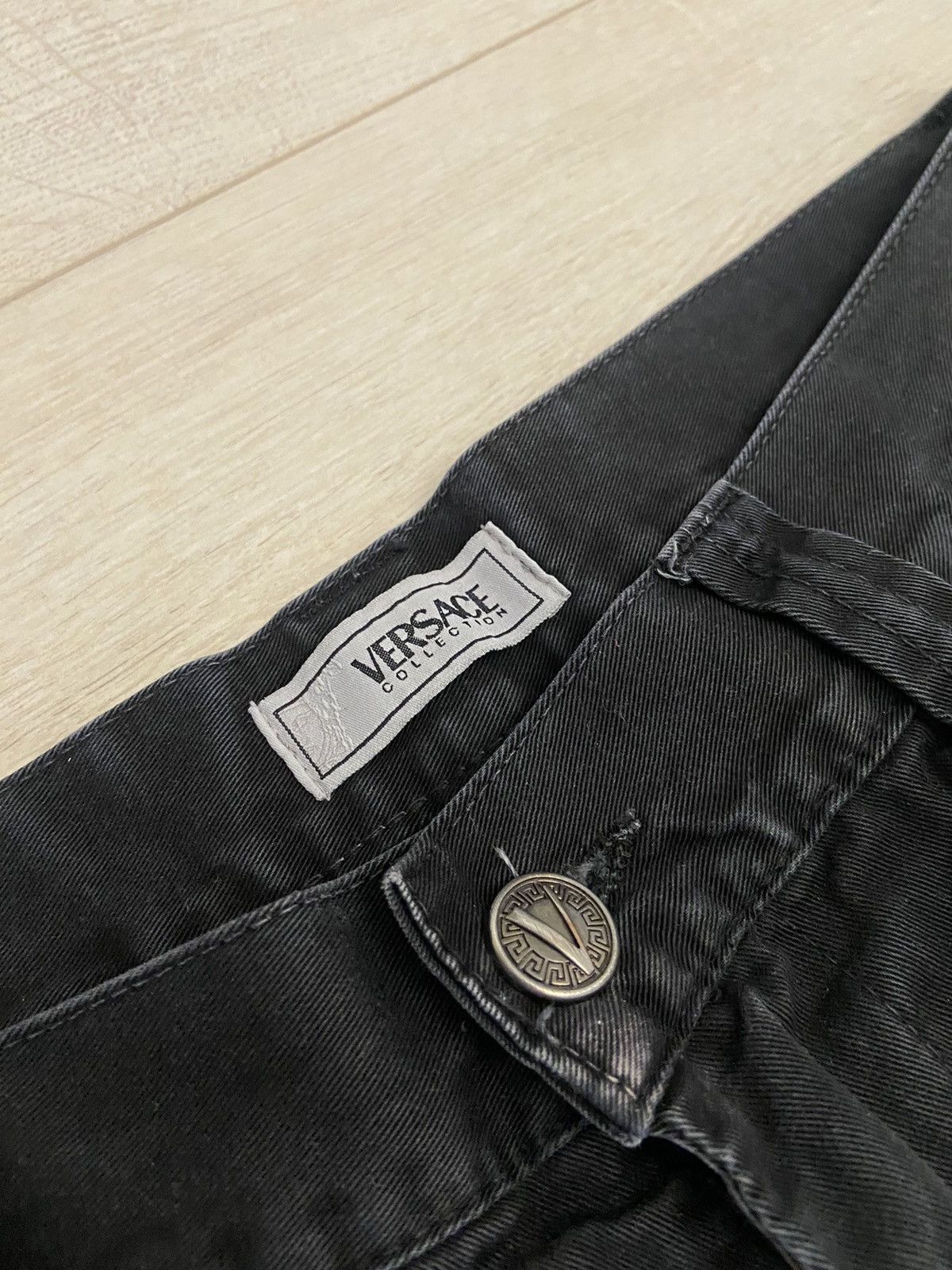 Versace Versace Collection Black Pants Jeans Size US 32 / EU 48 - 9 Thumbnail