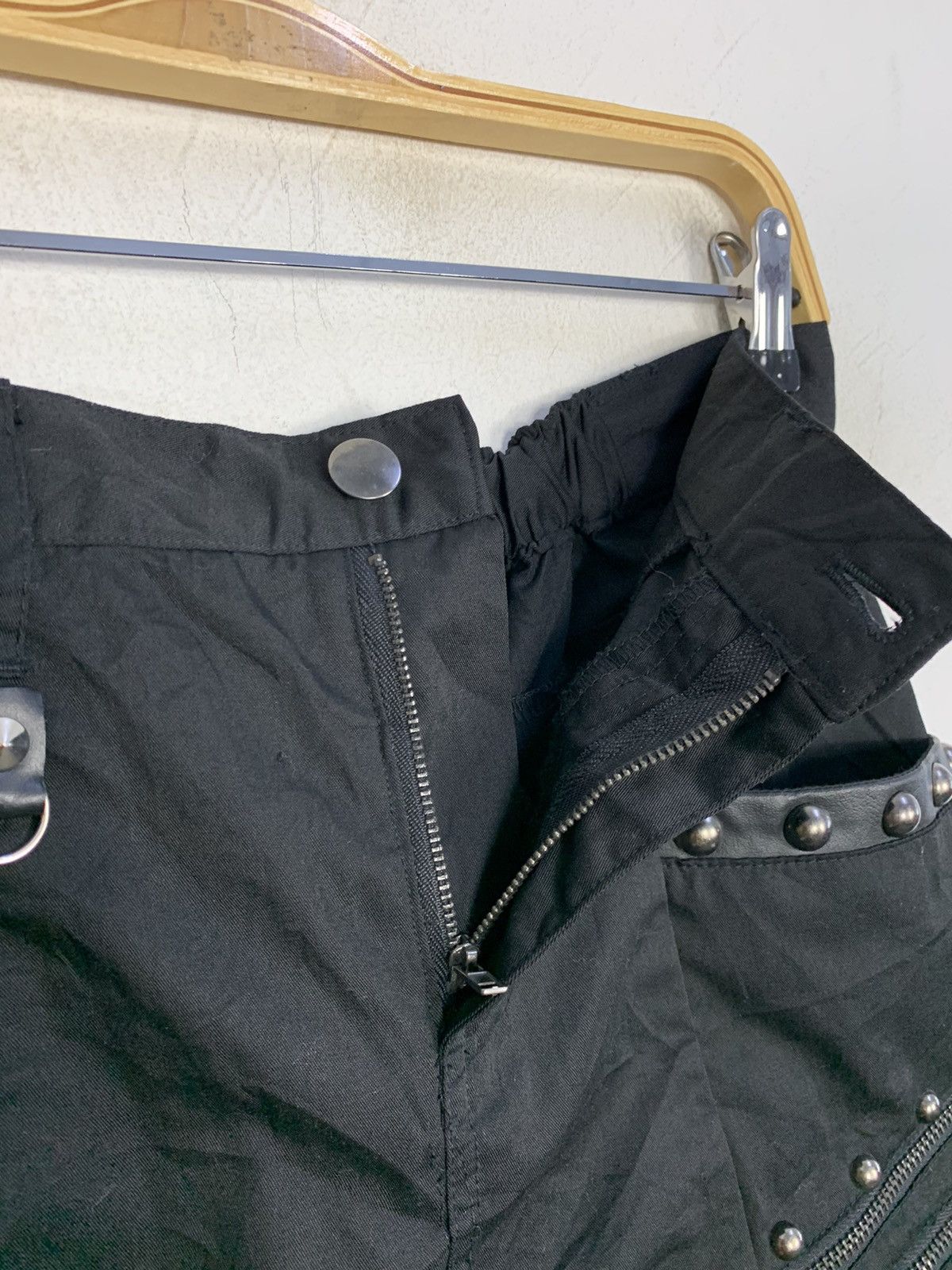 Japanese Brand × Seditionaries Hype Bondage Baggy Low Rise Multipockets Pant Cyber Punk Size US 29 - 7 Thumbnail