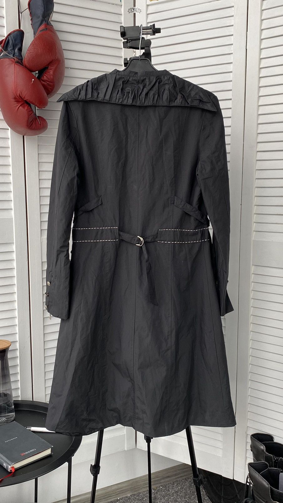 Japanese Brand Avant Garde Coat Nylon Laces Multipocket Jacket Rick Owens Size M / US 6-8 / IT 42-44 - 6 Thumbnail