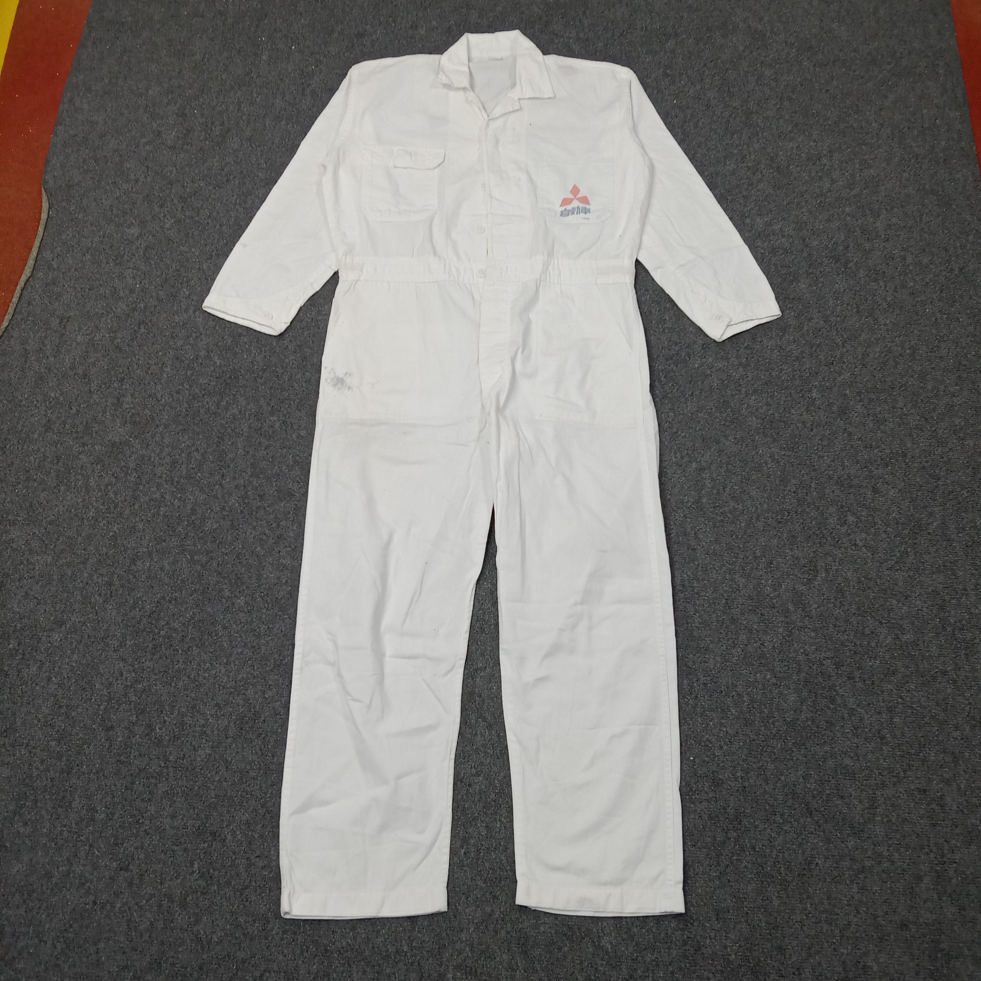 Japanese Brand Mitsubishi Ralli Art Japanese Racing Coverall Jacket C227N13 Size US M / EU 48-50 / 2 - 4 Thumbnail