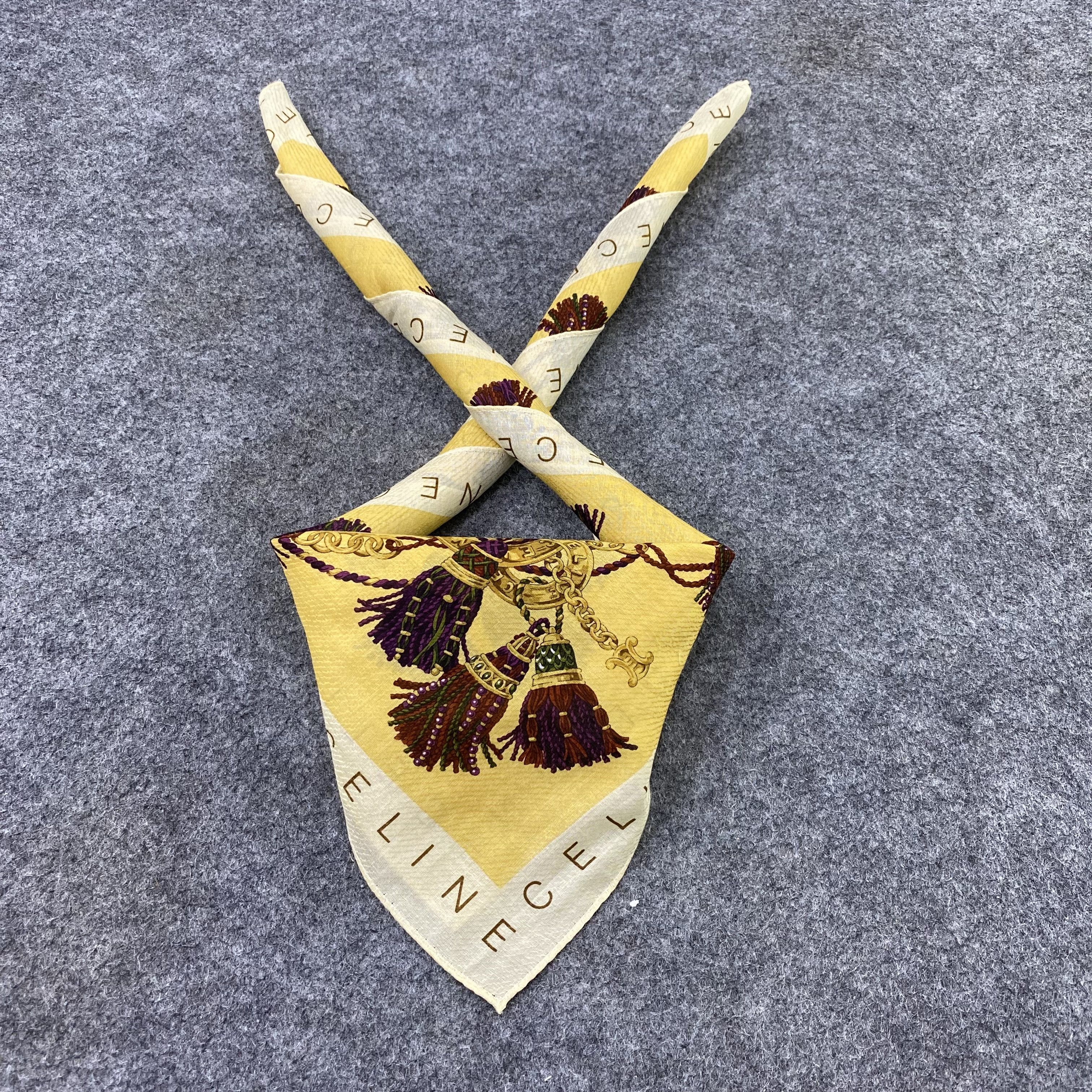 Celine Celine Handkerchief Neckerchief Bandana-B1795 Size ONE SIZE - 2 Thumbnail