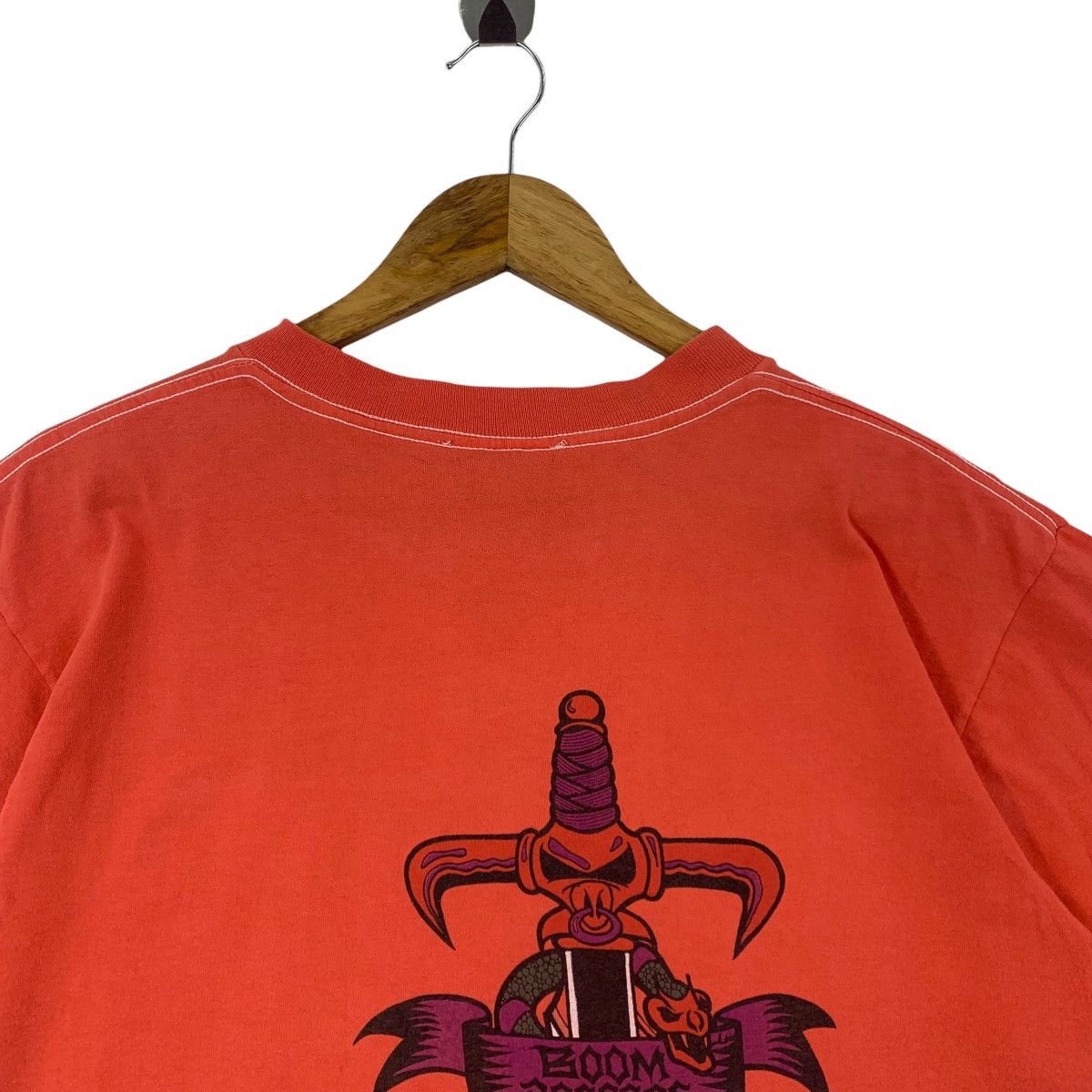 Vintage Vintage 90s BOOM DOGGERS Surfing big printed backhit tee Size US L / EU 52-54 / 3 - 9 Thumbnail
