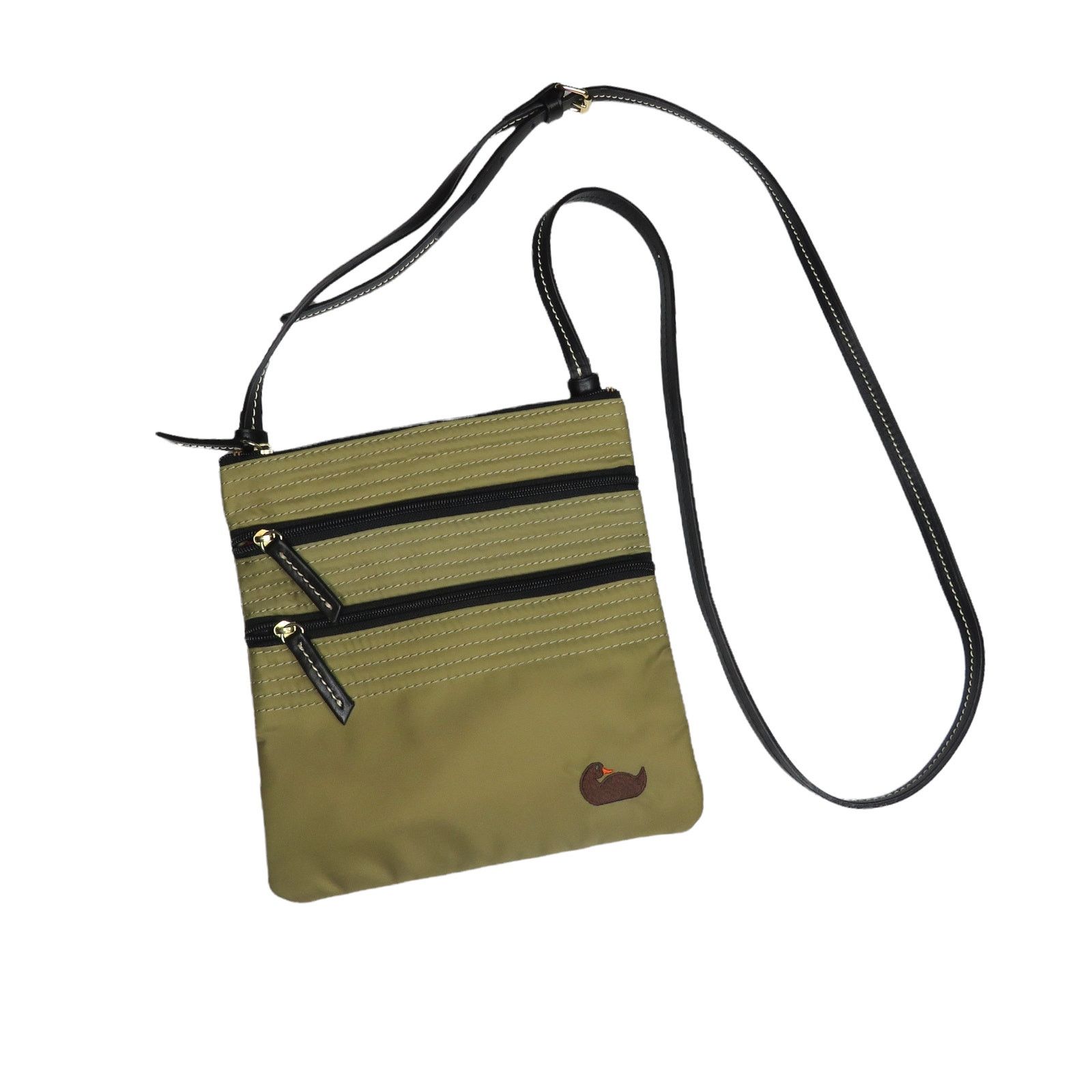 Dooney Bourke Y2K Dooney & Bourke North South Tan Taupe Crossbody Bag, Women's