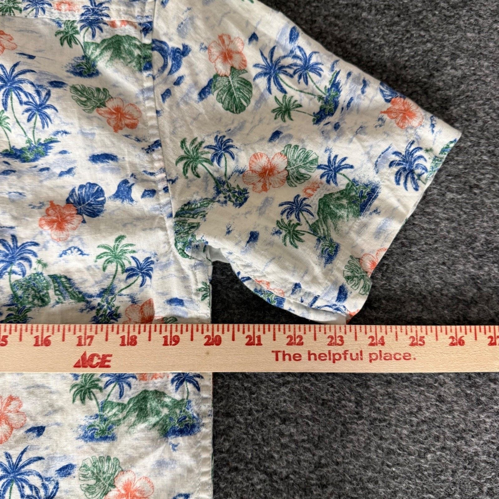 Tommy Bahama Tommy Bahama Men Small Tropical Linen Cotton Button Up Shirt Size US S / EU 44-46 / 1 - 5 Thumbnail