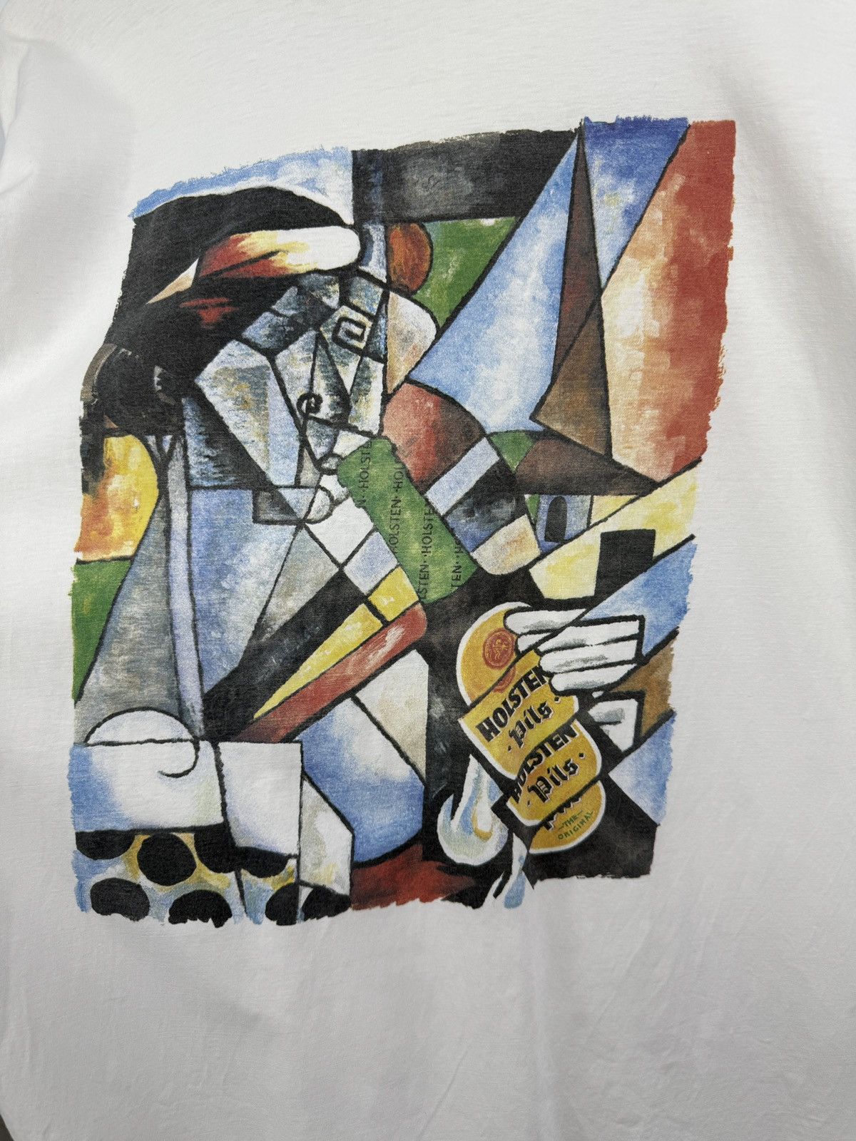 Vintage Vintage 90s Asymmetrical Fresco Art Holsten Picasso Van Gogh Size US XL / EU 56 / 4 - 5 Thumbnail