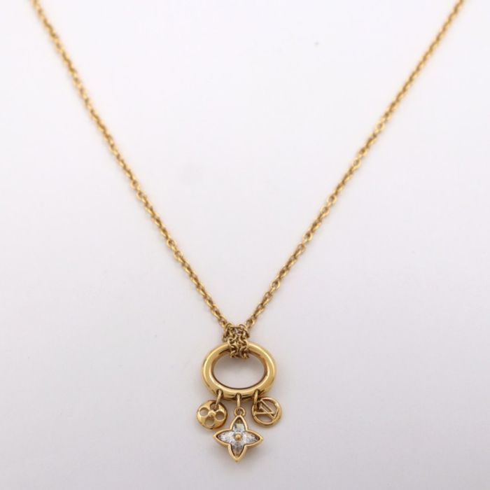vuitton collier blooming necklace