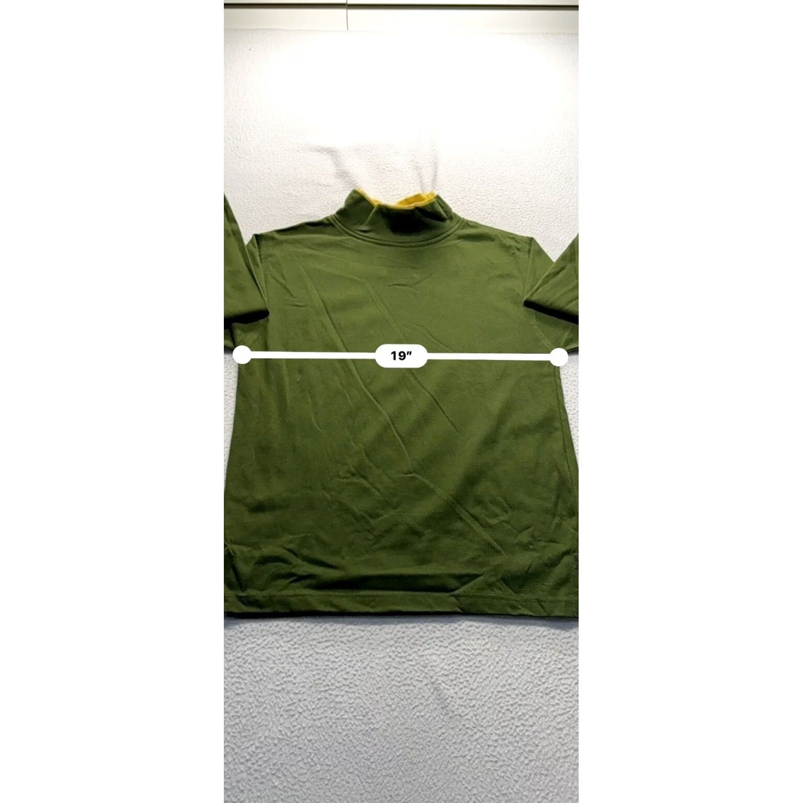Vintage Kirsten Grey Shirt Women’s M Green Turtleneck Casual Womens Size M / US 6-8 / IT 42-44 - 4 Thumbnail