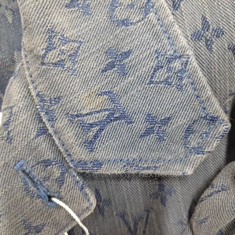 Louis Vuitton Louis Vuitton Denim full print jacket Size US S / EU 44-46 / 1 - 7 Thumbnail