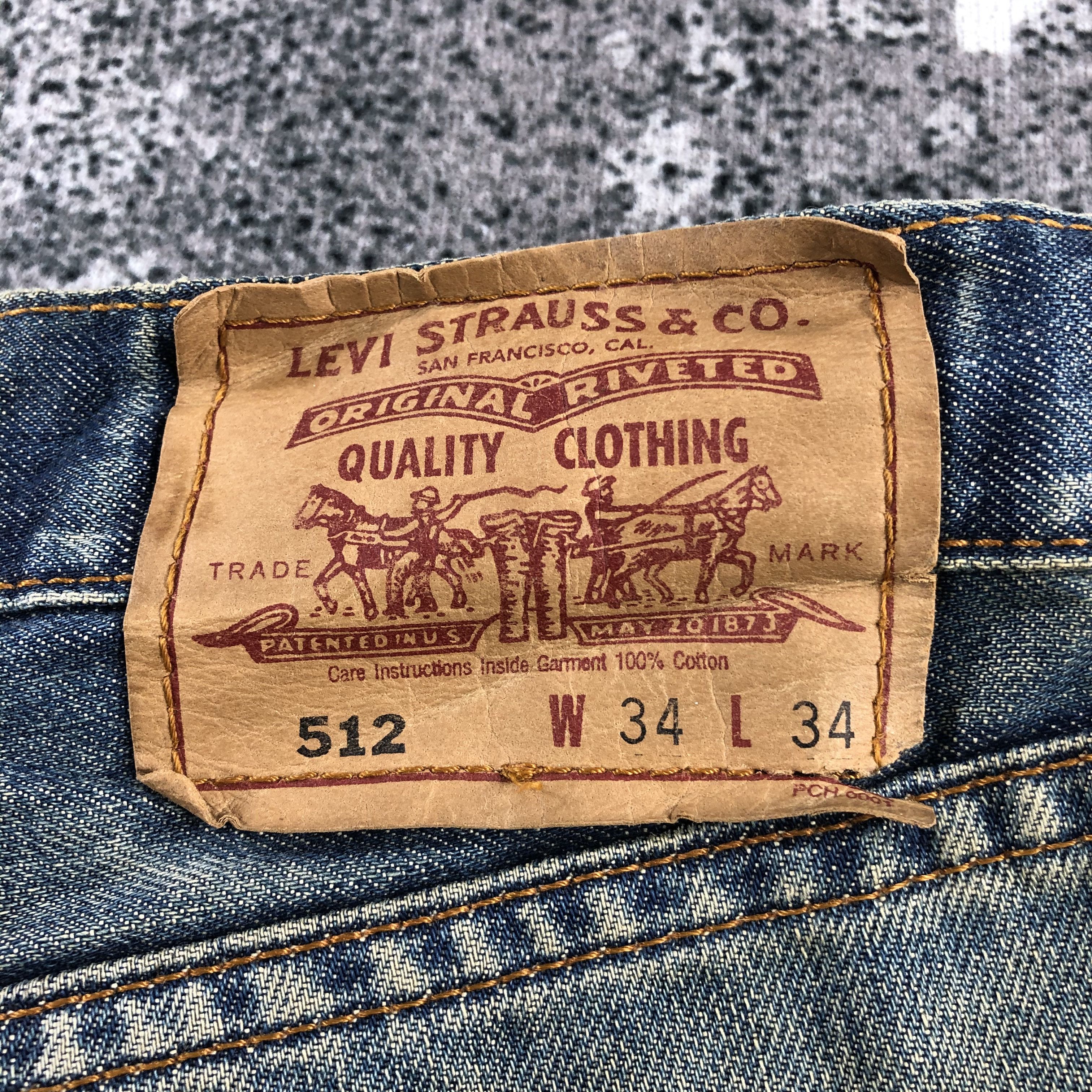 Levi's Vintage Levi's 512 Jeans Rusty Wash Denim KJ1074 Size US 34 / EU 50 - 5 Thumbnail