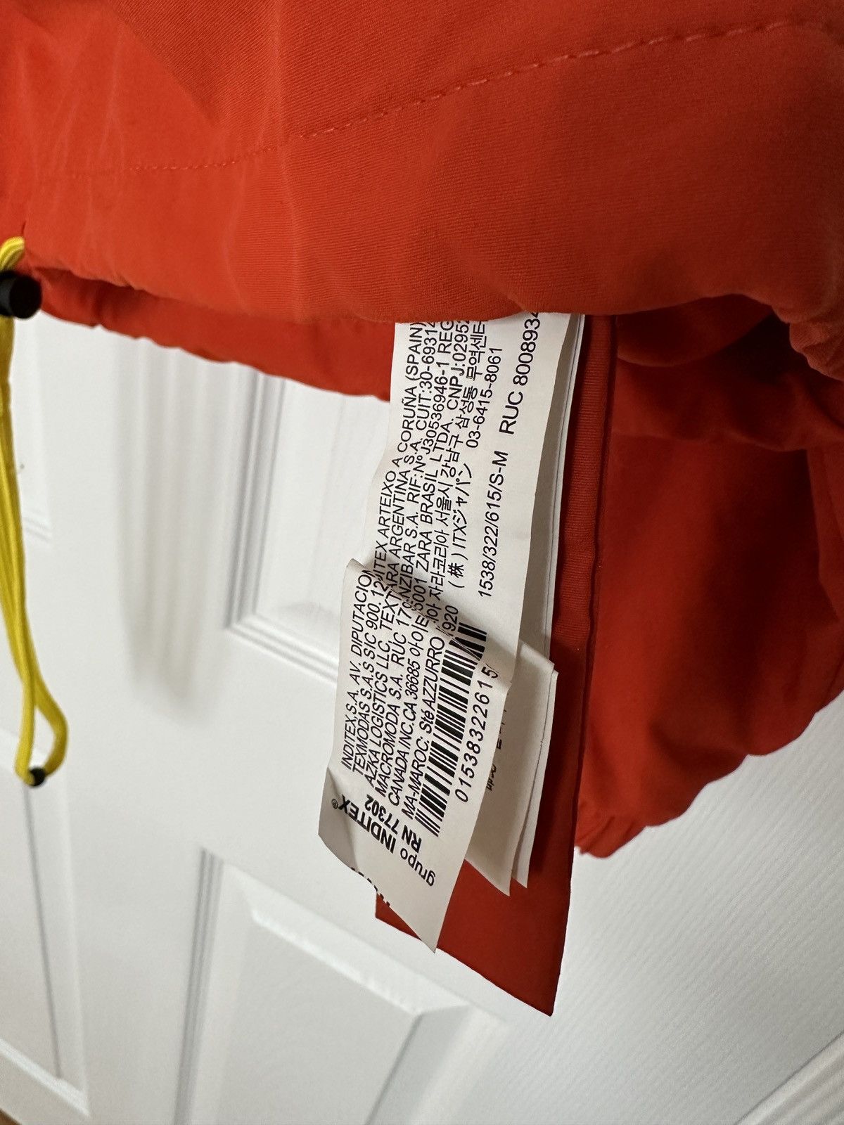 Rhude × Zara Rhuigi x Zara technical jacket - orange Size US M / EU 48-50 / 2 - 8 Thumbnail