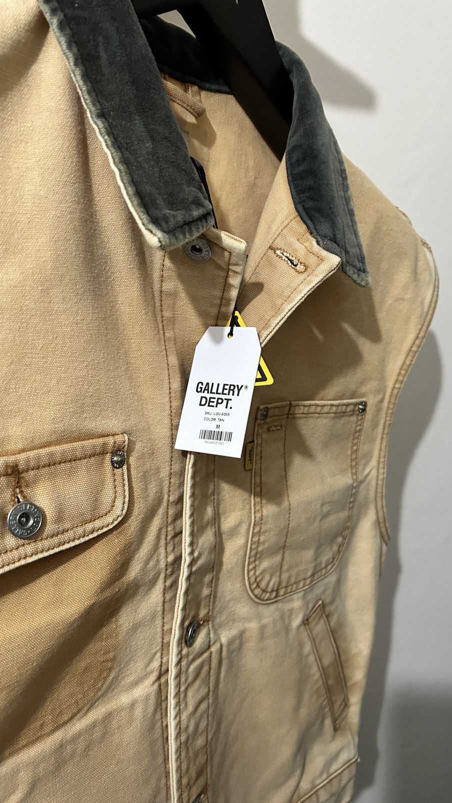 Gallery Dept. Gallery Dept Logan Vest Jacket Medium Tan Brown Size US M / EU 48-50 / 2 - 7 Thumbnail